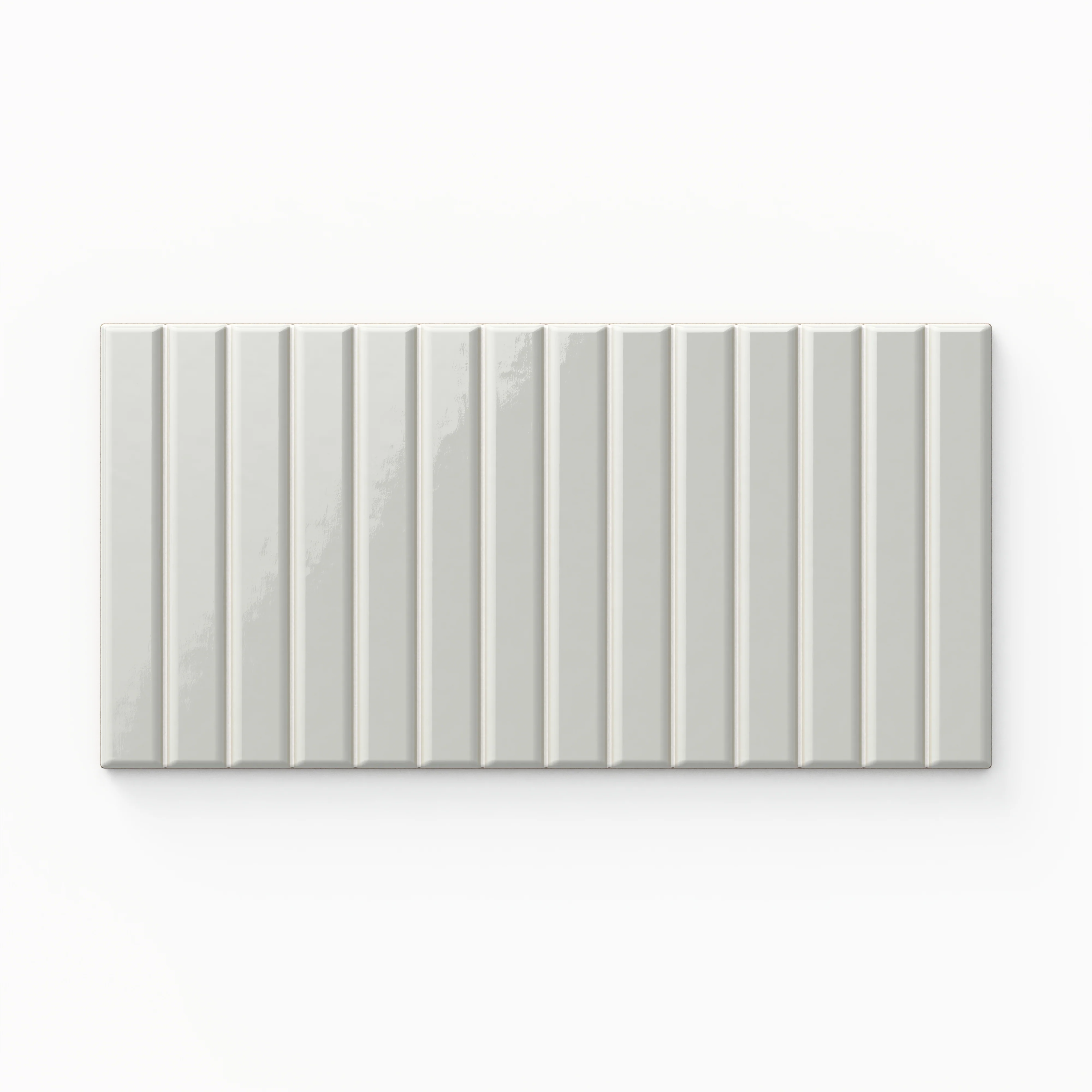 Miley 4.5 x 9.1 Glossy Porcelain Tile in Frost - Image 3
