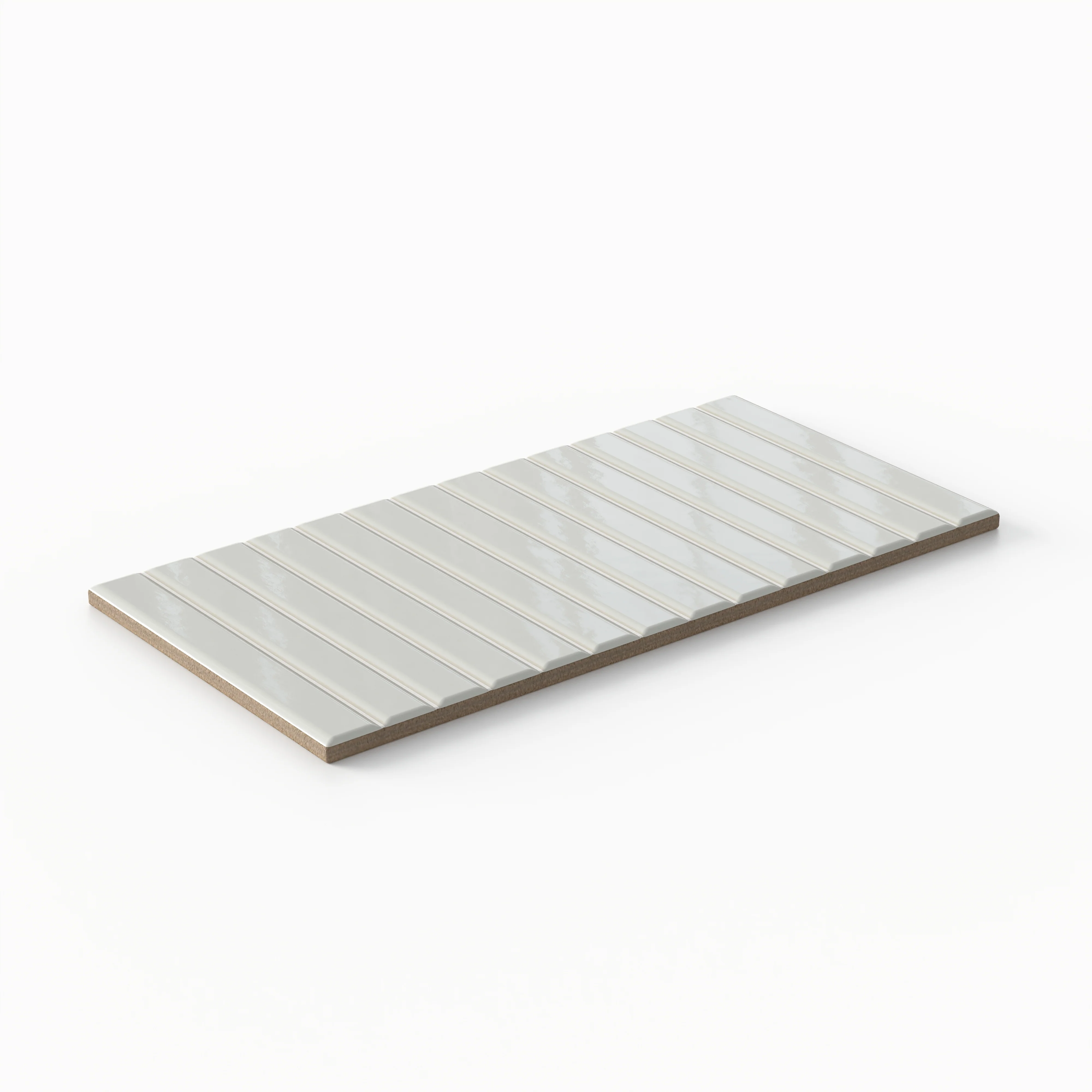 Miley 4.5 x 9.1 Glossy Porcelain Tile in Frost - Image 4