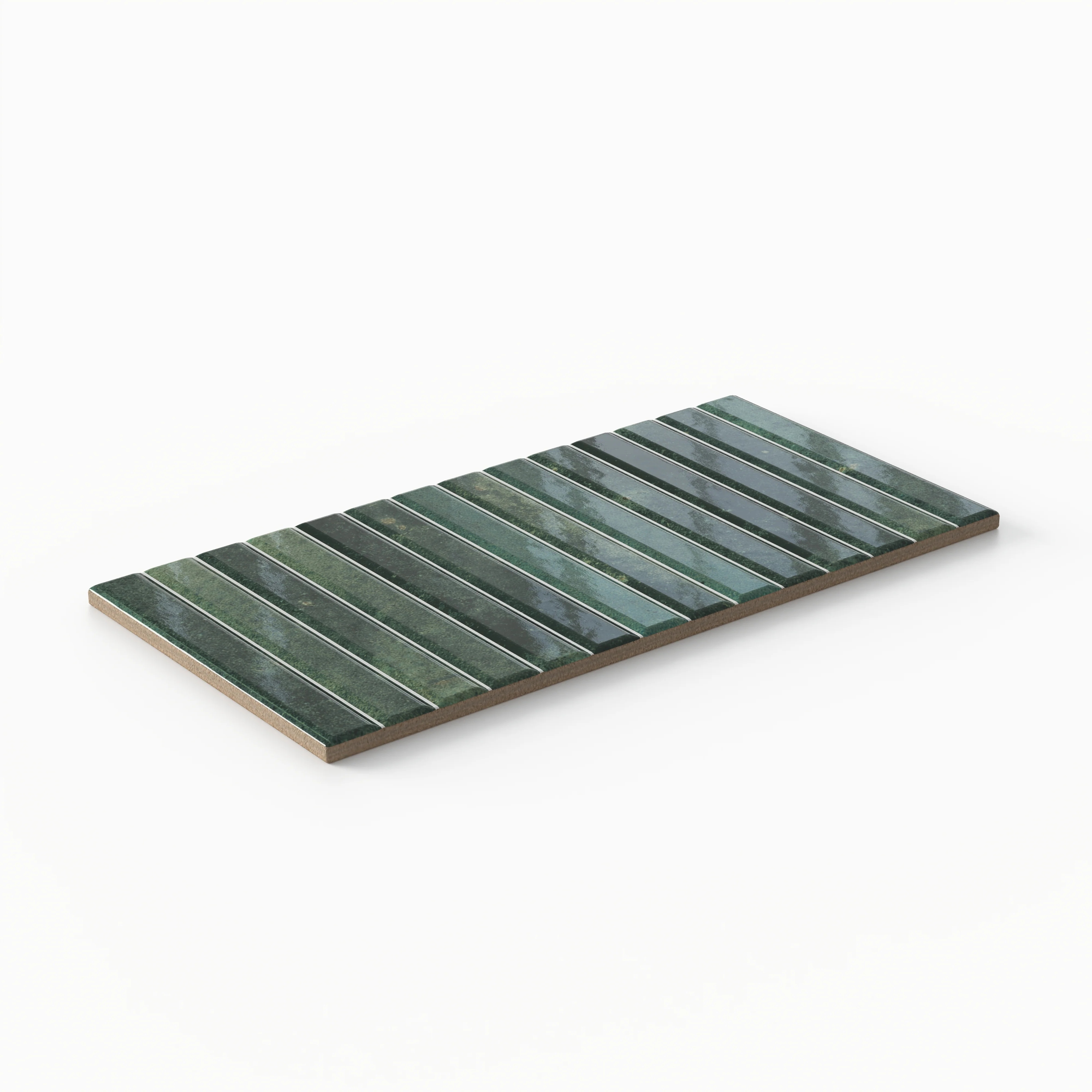 Miley 4.5 x 9.1 Glossy Porcelain Tile in Grass - Image 4