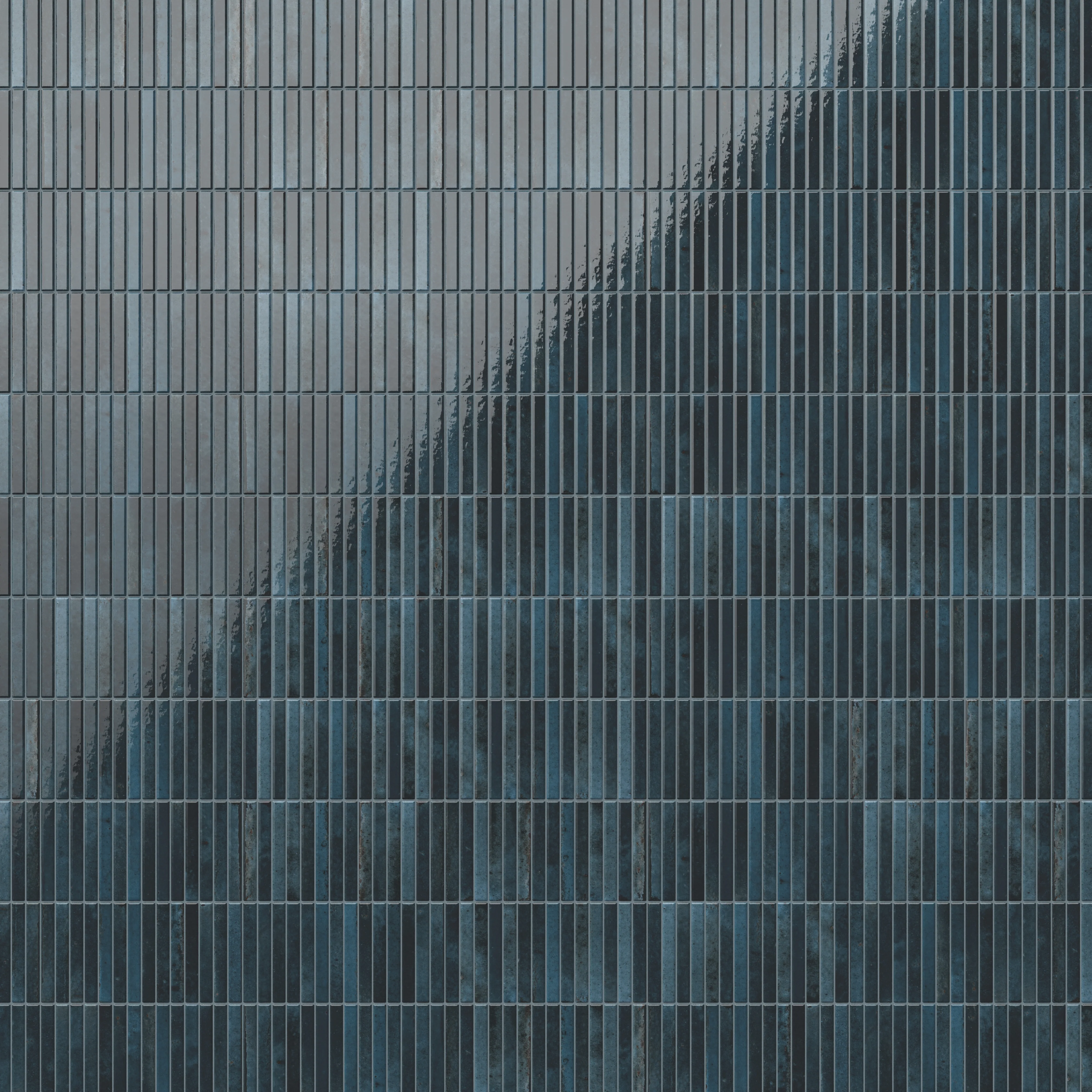 Miley 4.5 x 9.1 Glossy Porcelain Tile in Indigo - Image 6