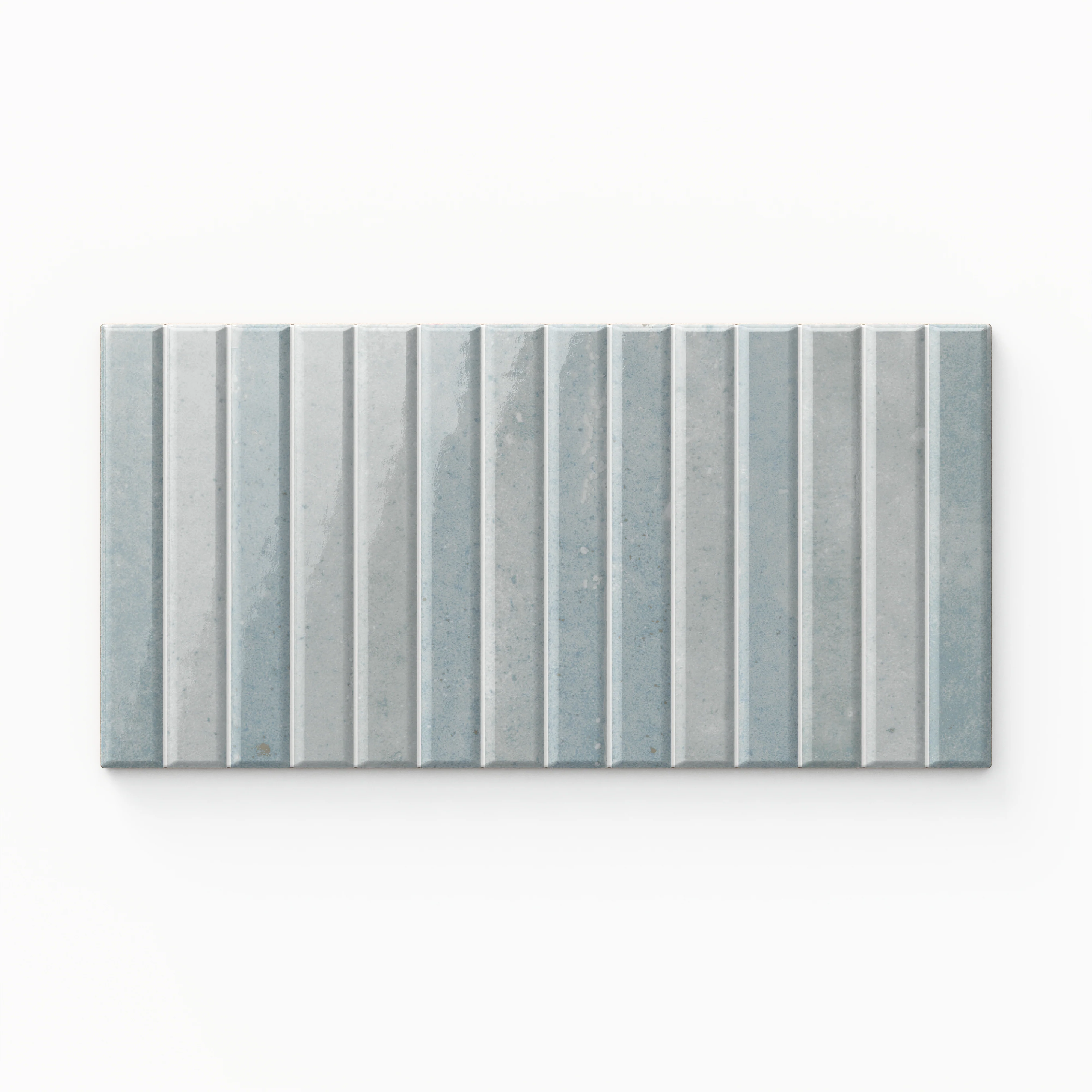Miley 4.5 x 9.1 Glossy Porcelain Tile in Water - Image 3