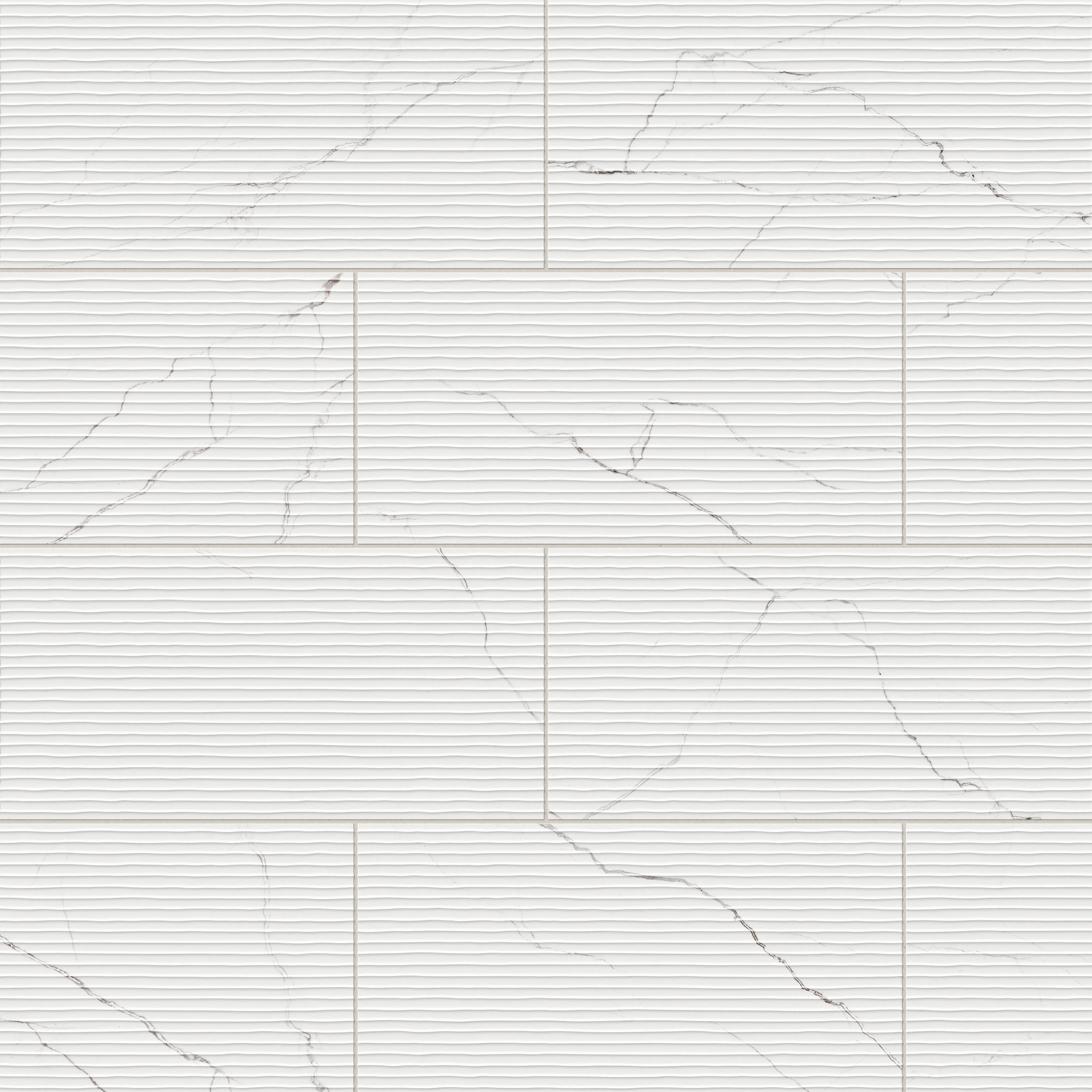 Natalia 12 x 24 Matte Porcelain Tile in Calacatta Lincoln Deco - Image 7