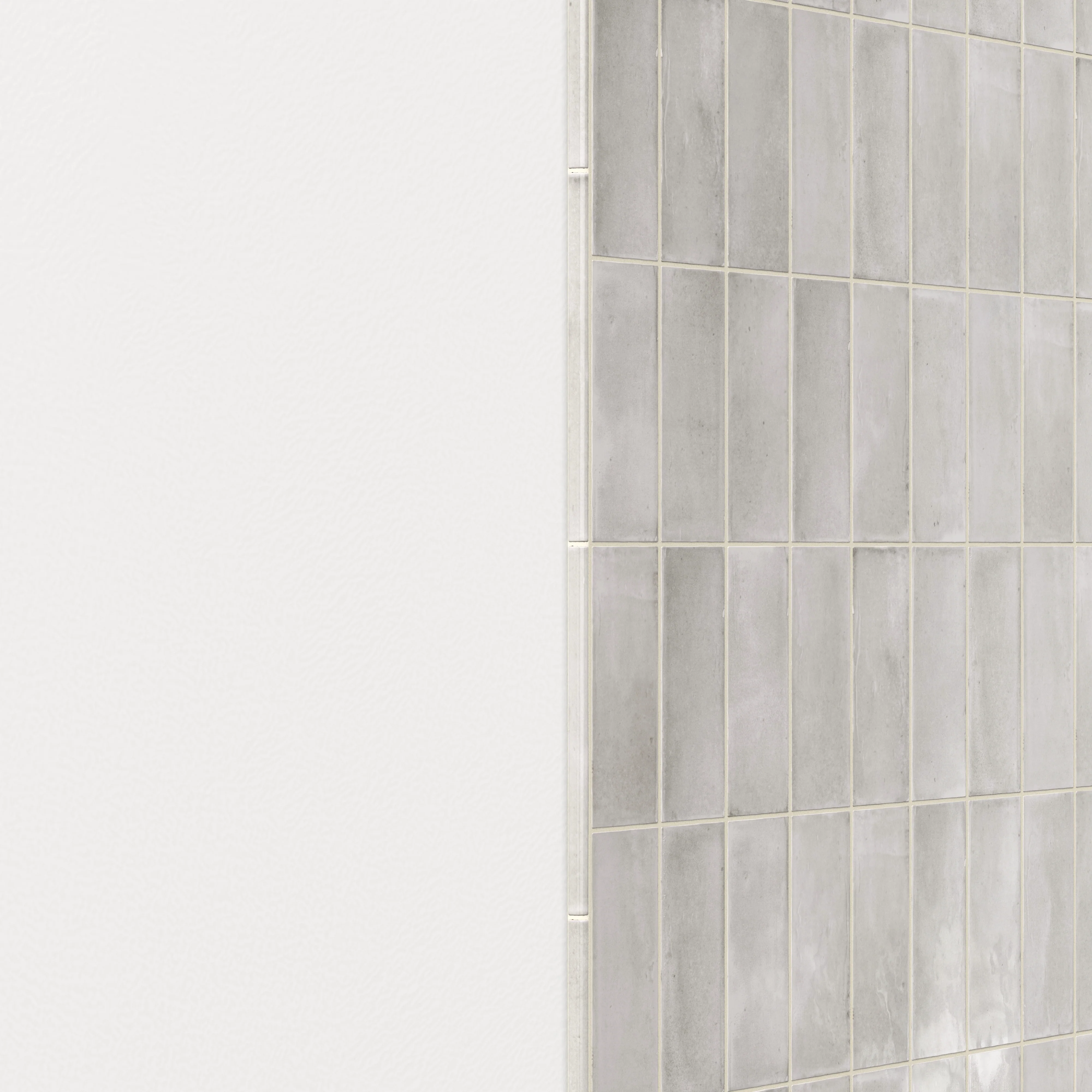 Natasha 0.5 x 8 Jolly Glossy Ceramic Tile Trim in Amber Grey - Image 3