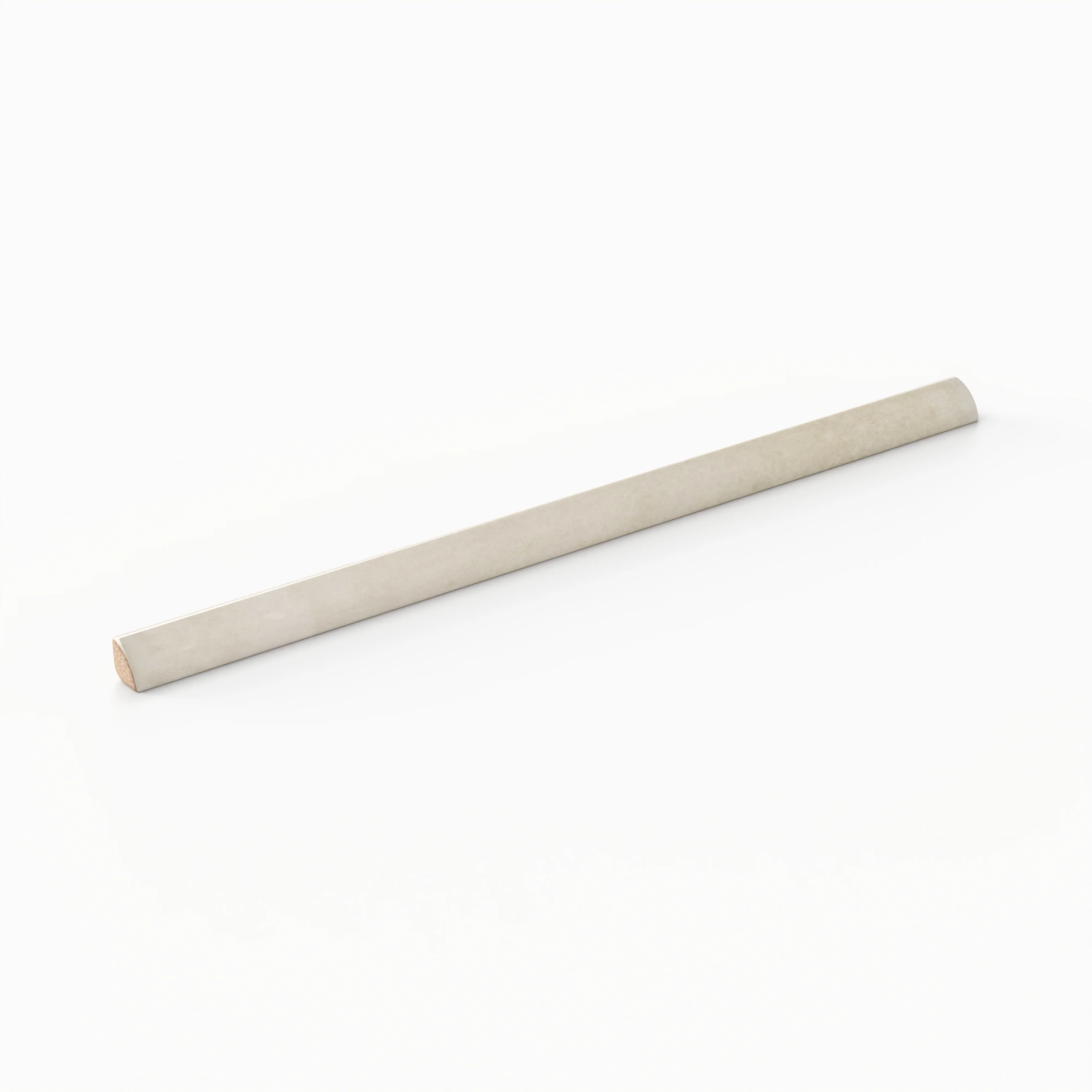 Natasha 0.5 x 8 Jolly Glossy Ceramic Tile Trim in Canvas - Image 3
