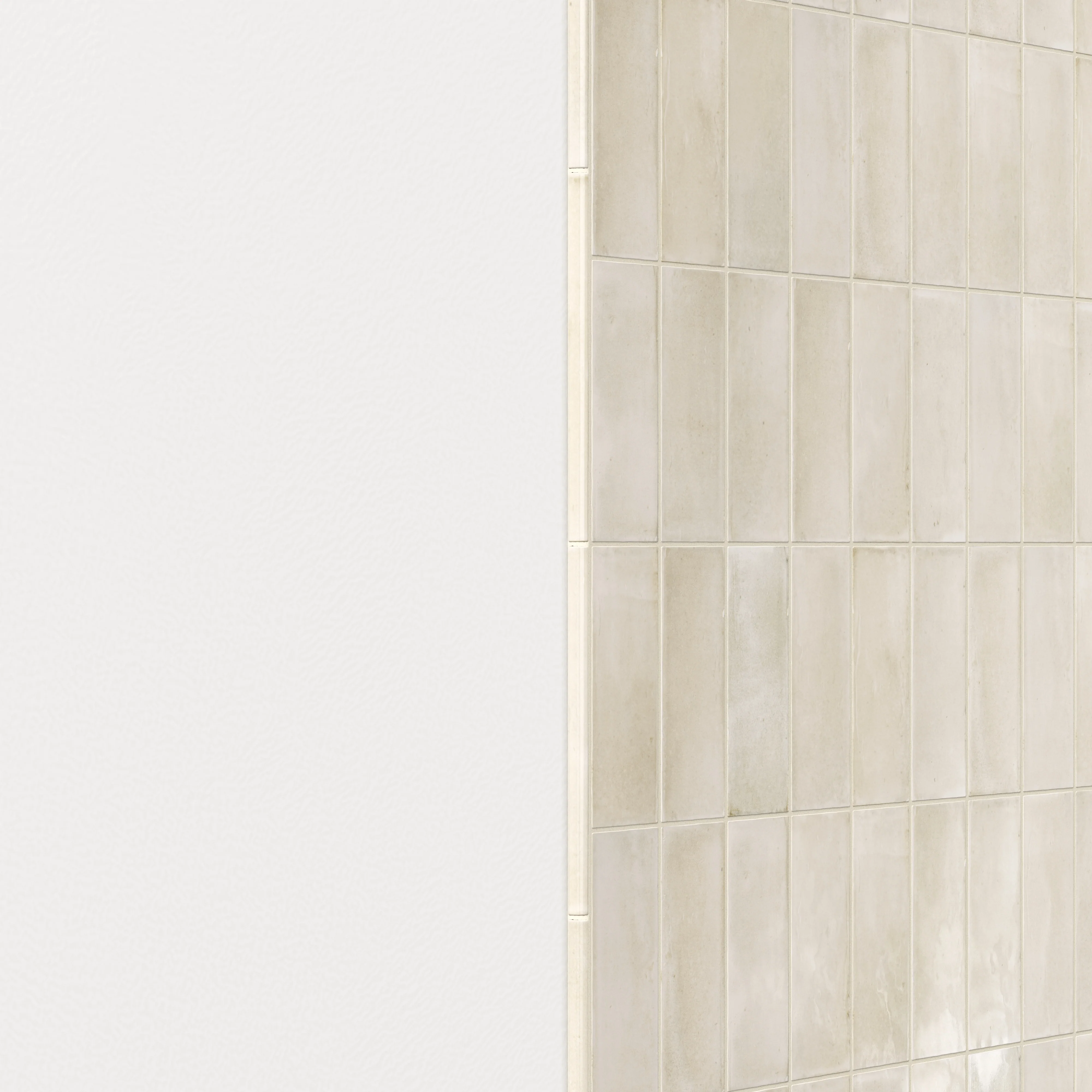 Natasha 0.5 x 8 Jolly Glossy Ceramic Tile Trim in Canvas - Image 4