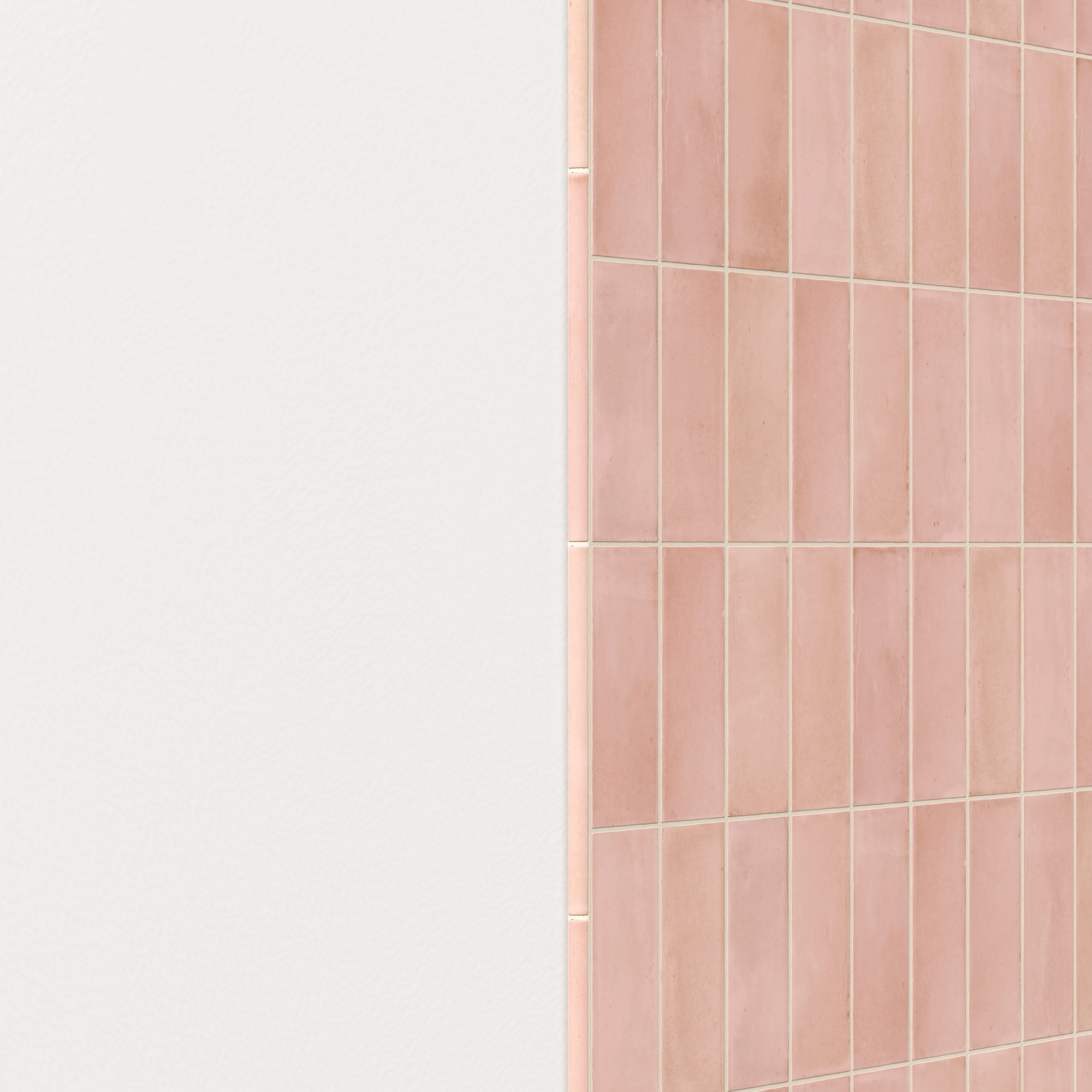 Natasha 0.5 x 8 Jolly Matte Ceramic Tile Trim in Blush - Image 3