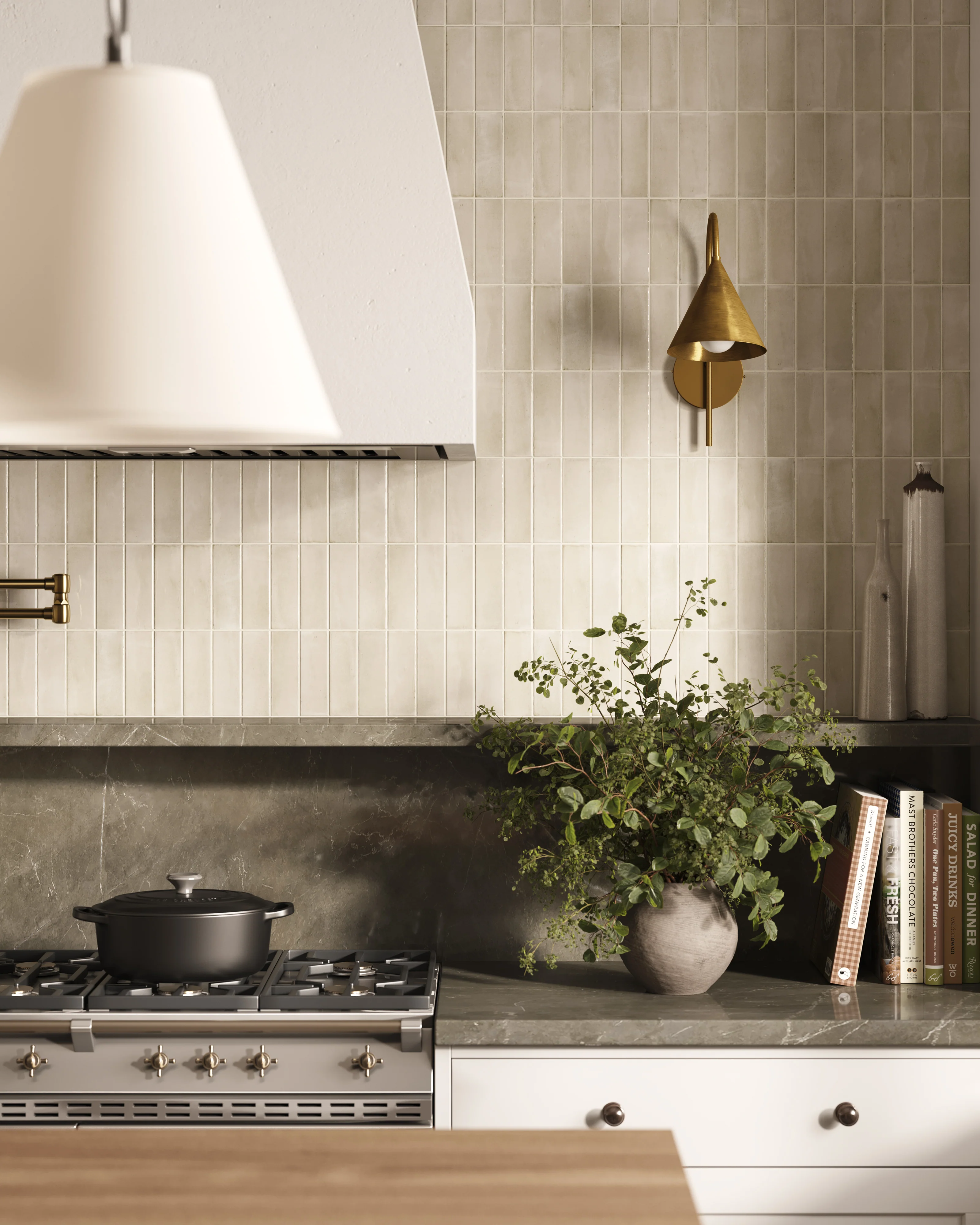 Natasha 2 x 6 Glossy Porcelain Tile in Canvas - Image 18
