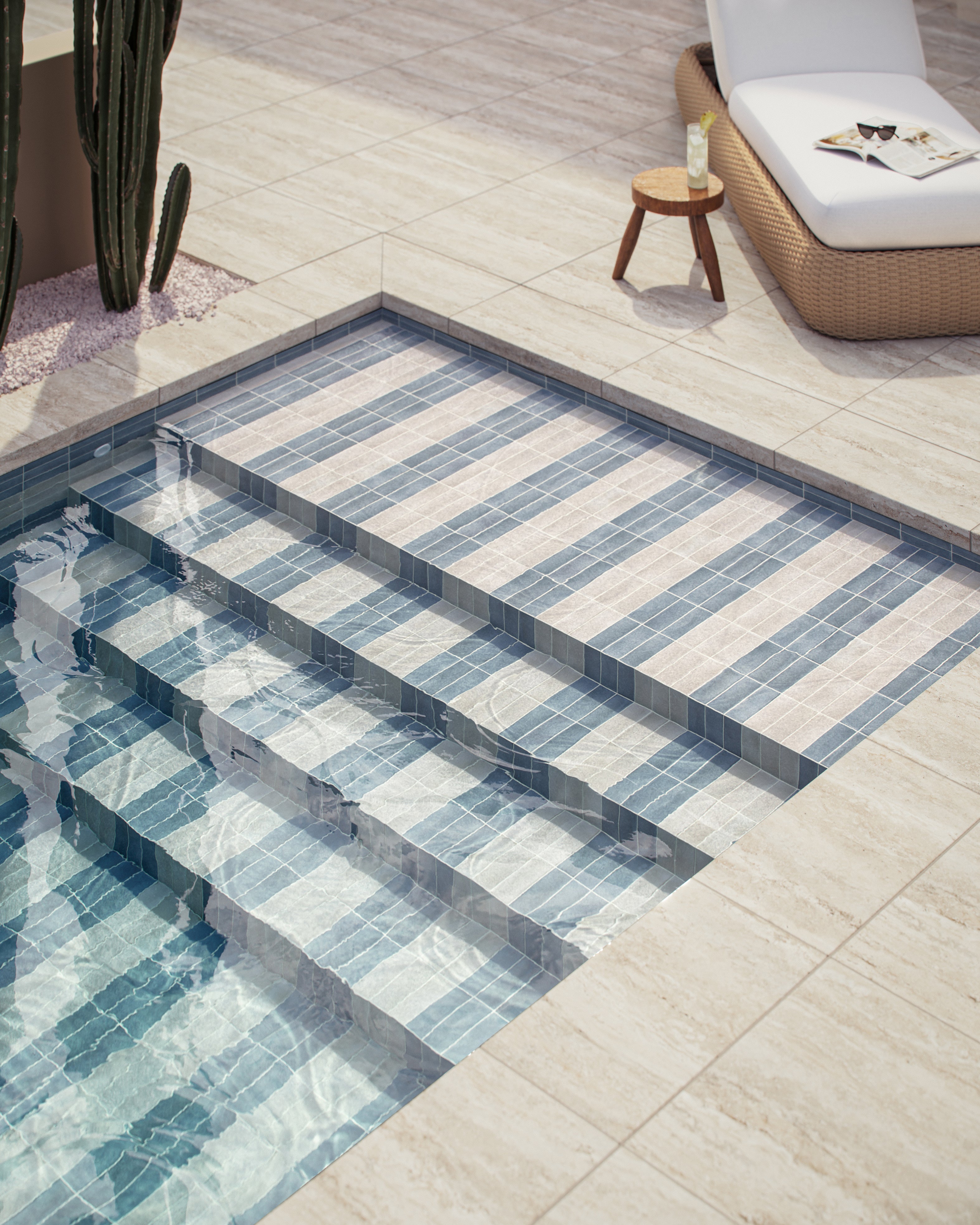 Natasha 2 x 6 Glossy Porcelain Tile in Canvas - Image 22