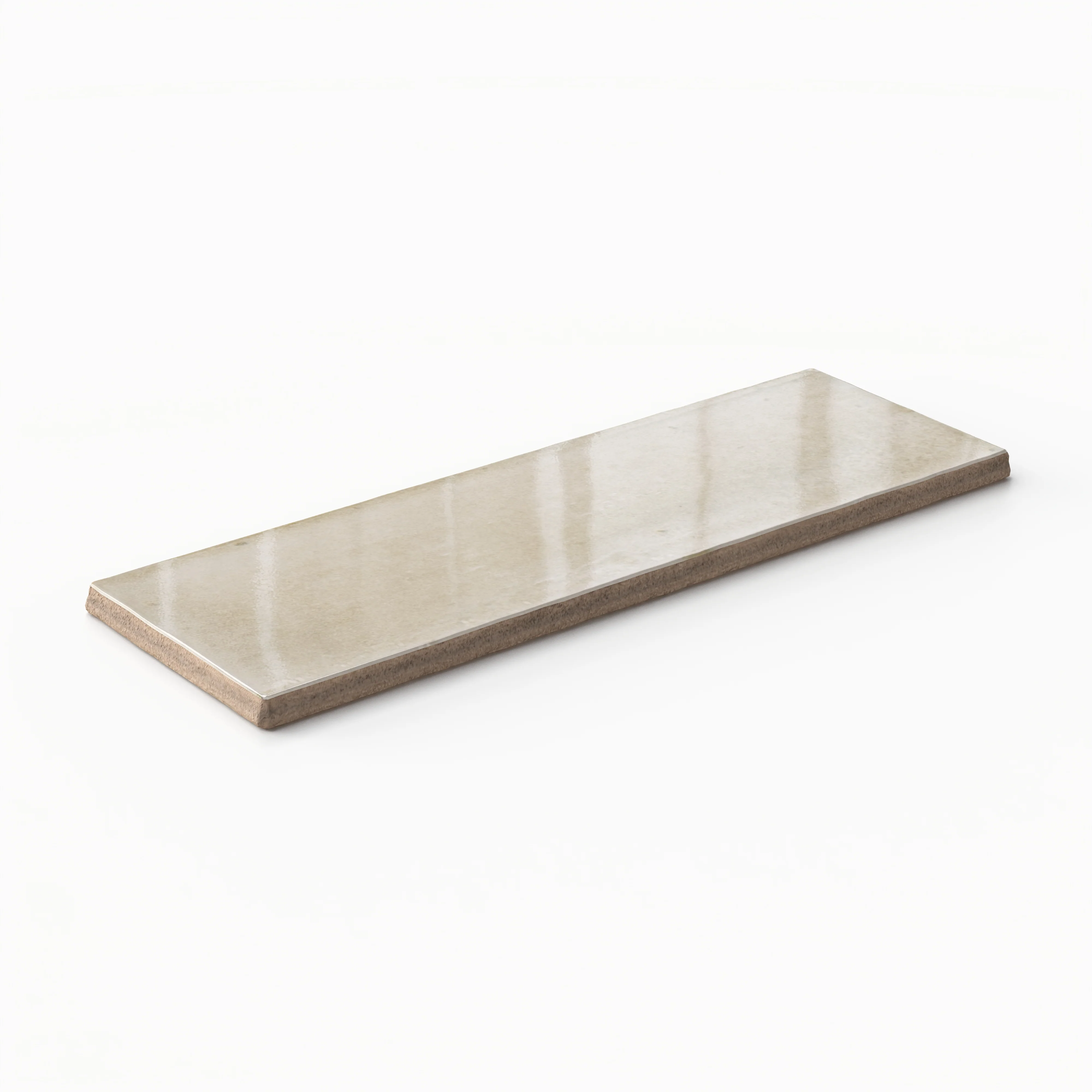 Natasha 2 x 6 Glossy Porcelain Tile in Canvas - Image 4