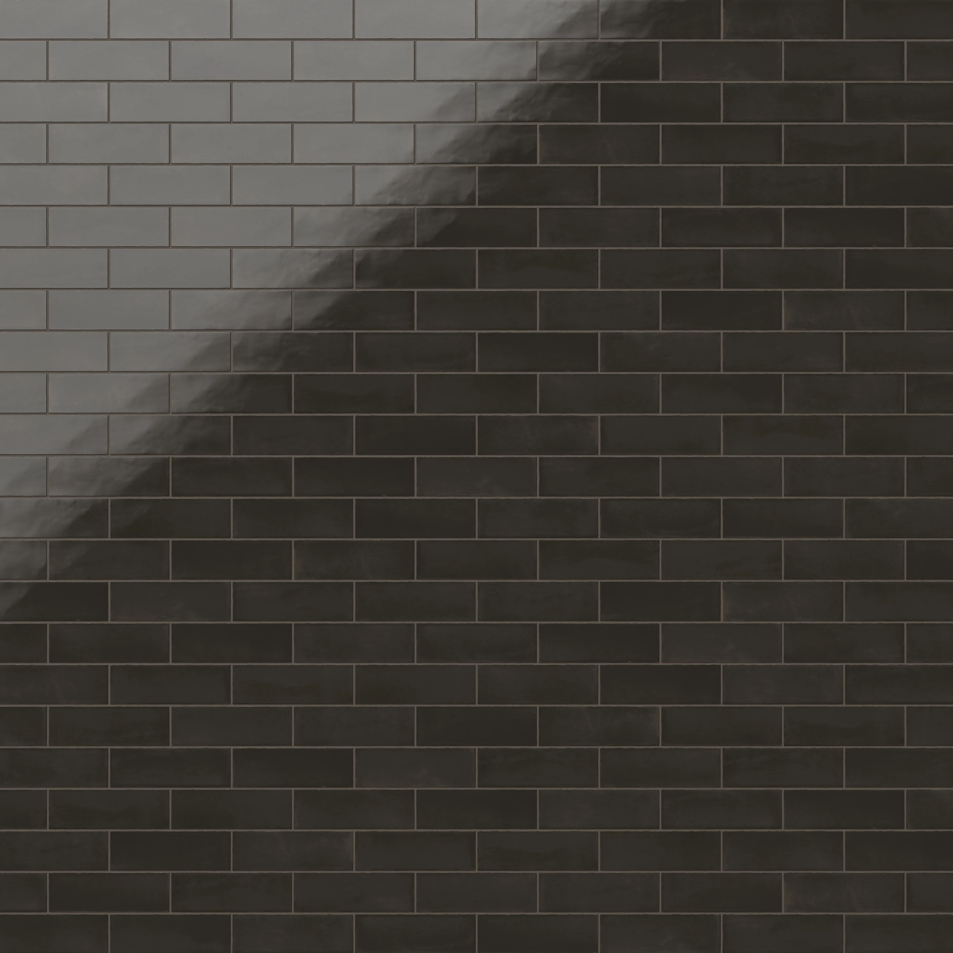 Natasha 2 x 6 Glossy Porcelain Tile in Coal - Image 7