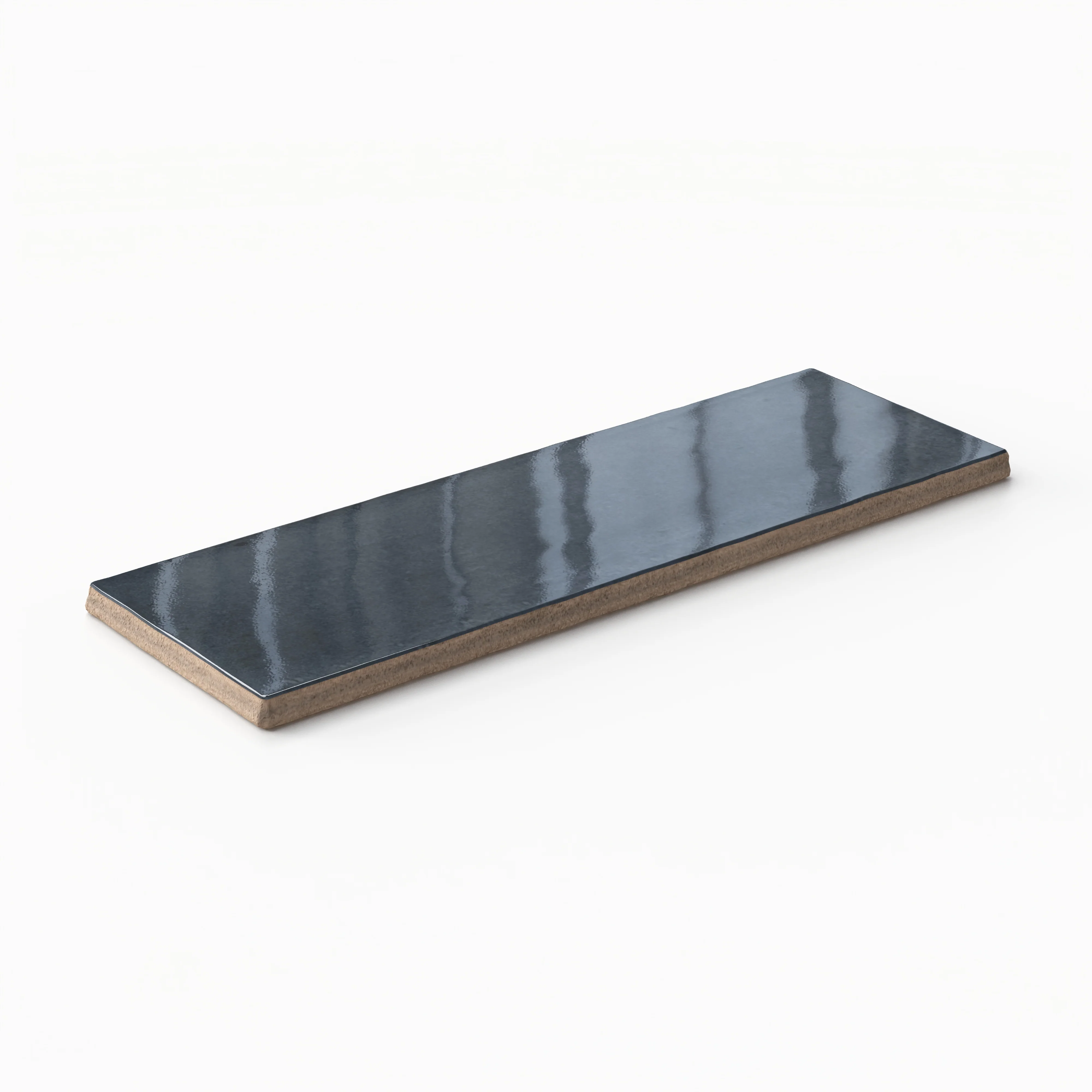 Natasha 2 x 6 Glossy Porcelain Tile in Denim - Image 4