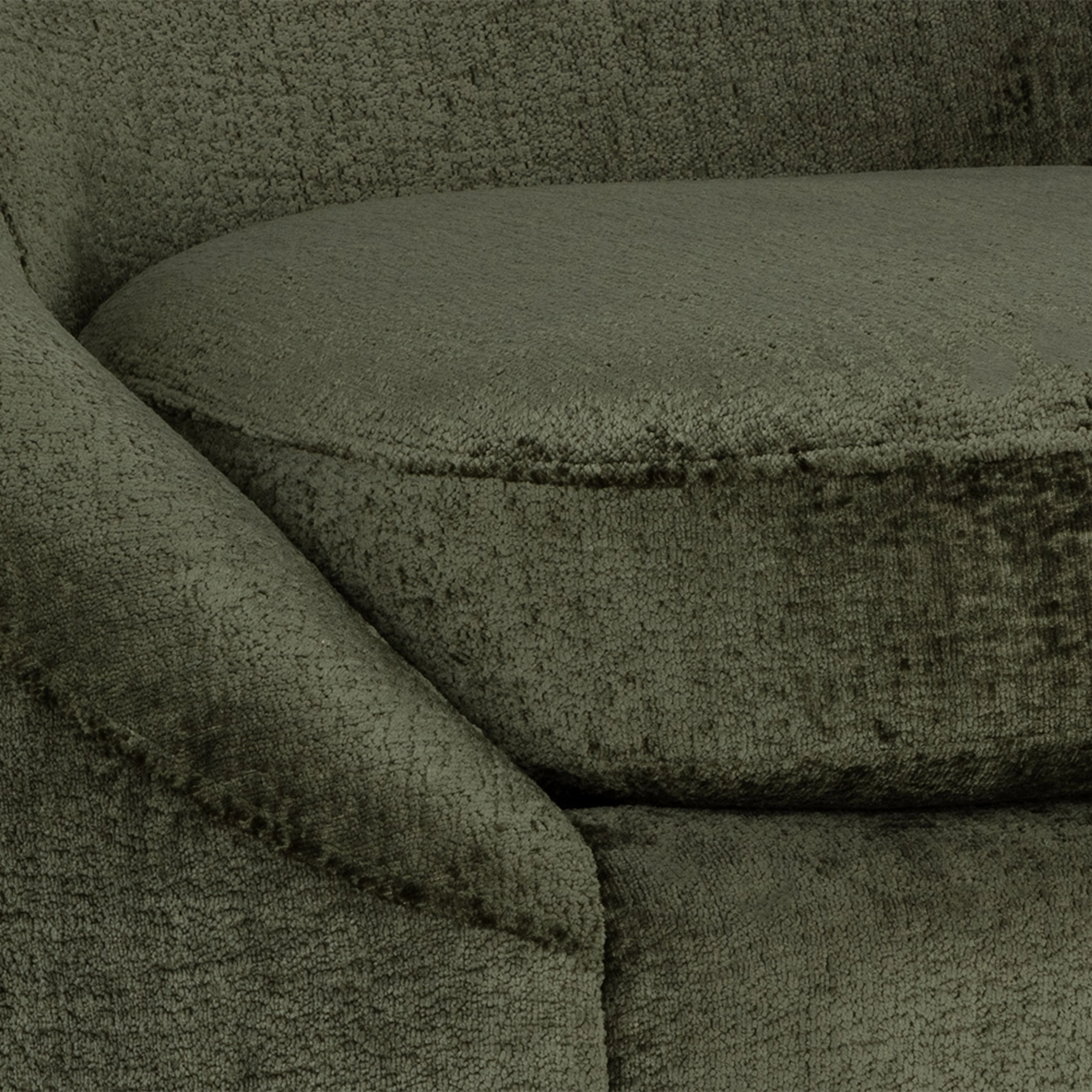 Nerida Swivel Lounge Chair in Green - Image 5