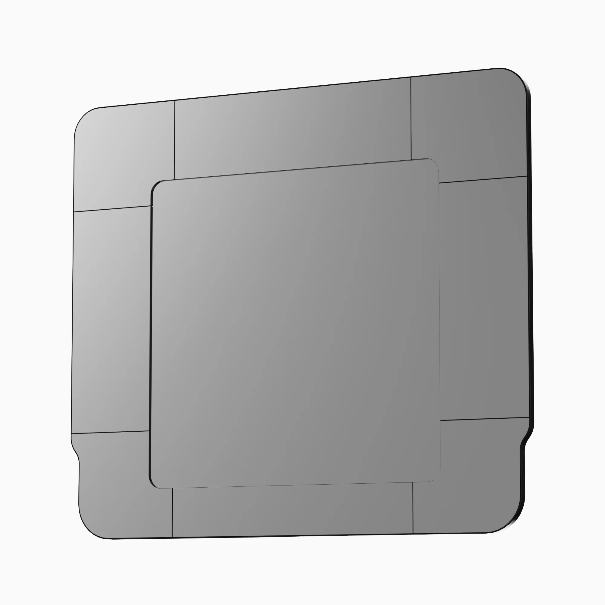 Nerisse Mirror in Iron, Large - Image 4