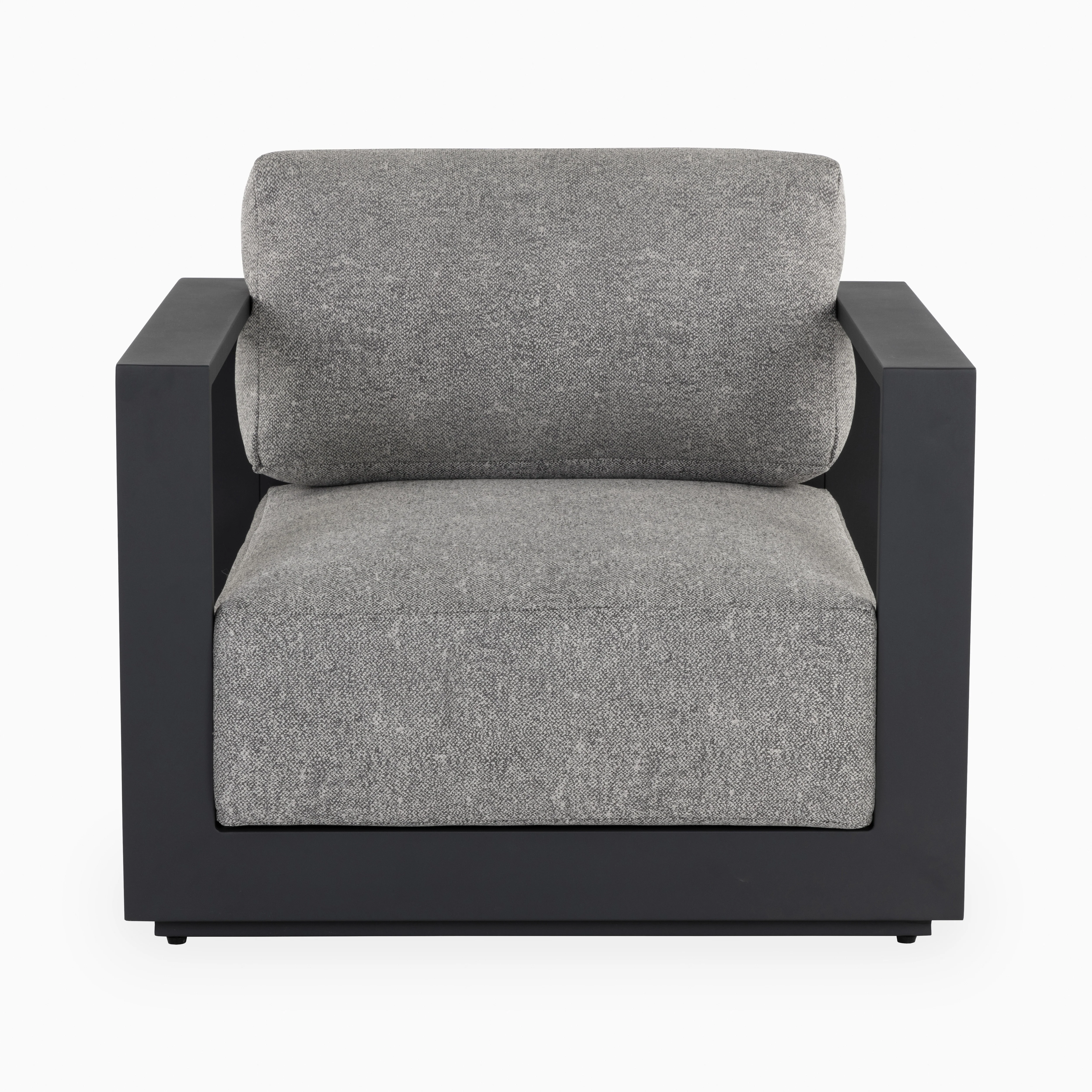 Noa Outdoor Lounge Chair in Grey - Image 2