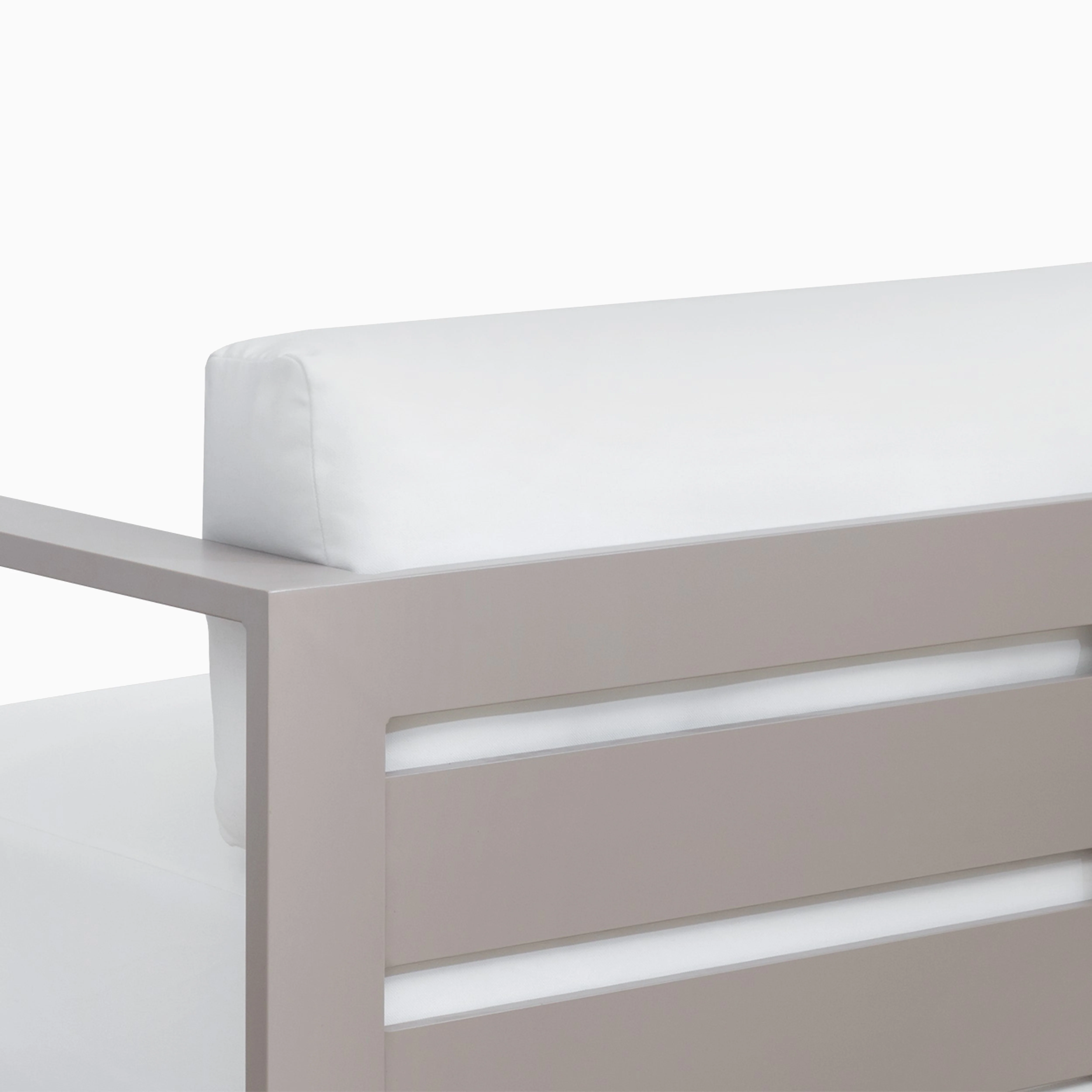 Noa Outdoor Sofa in White - Image 5