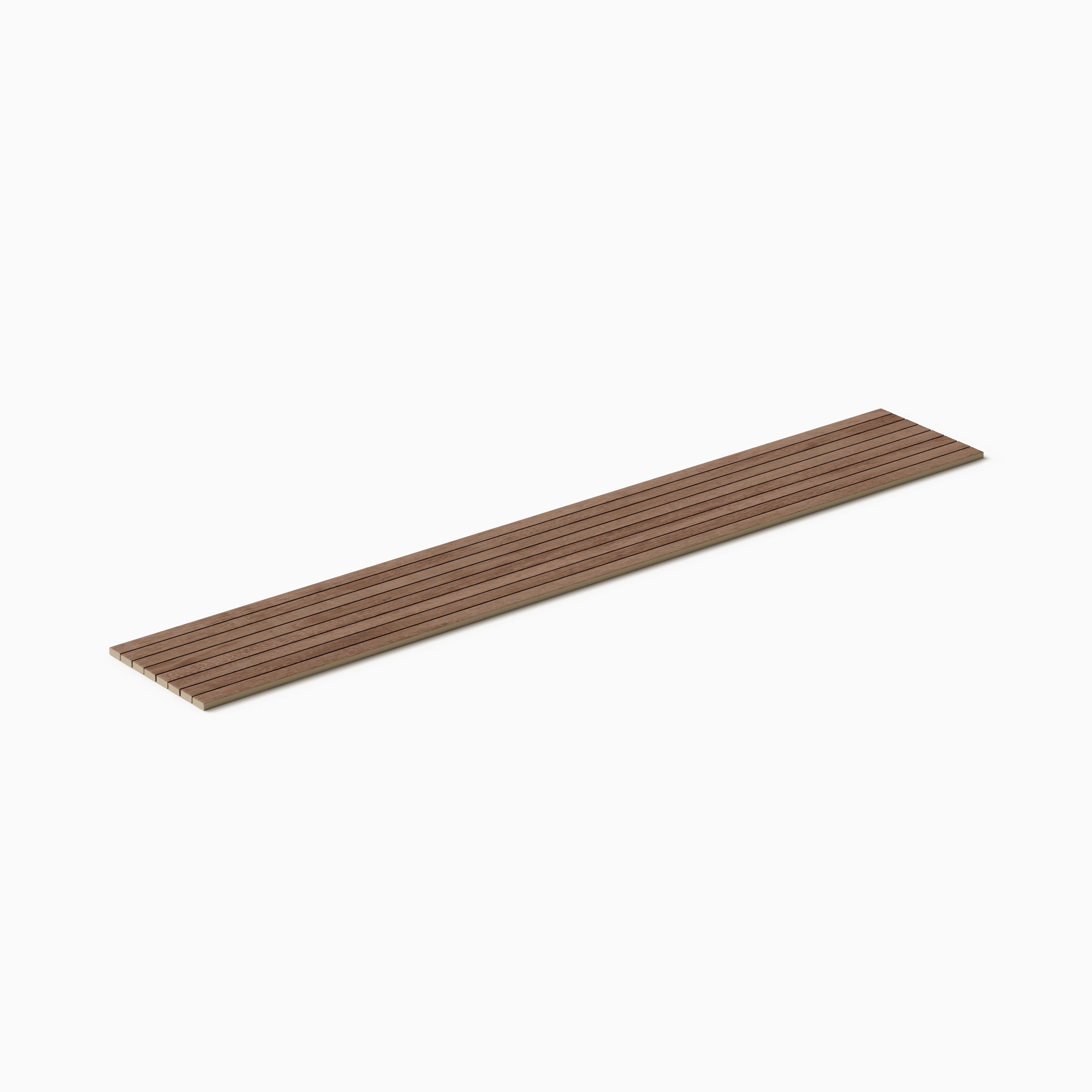 Nora 8 x 48 Matte Porcelain Mosaic Tile in Espresso - Image 3