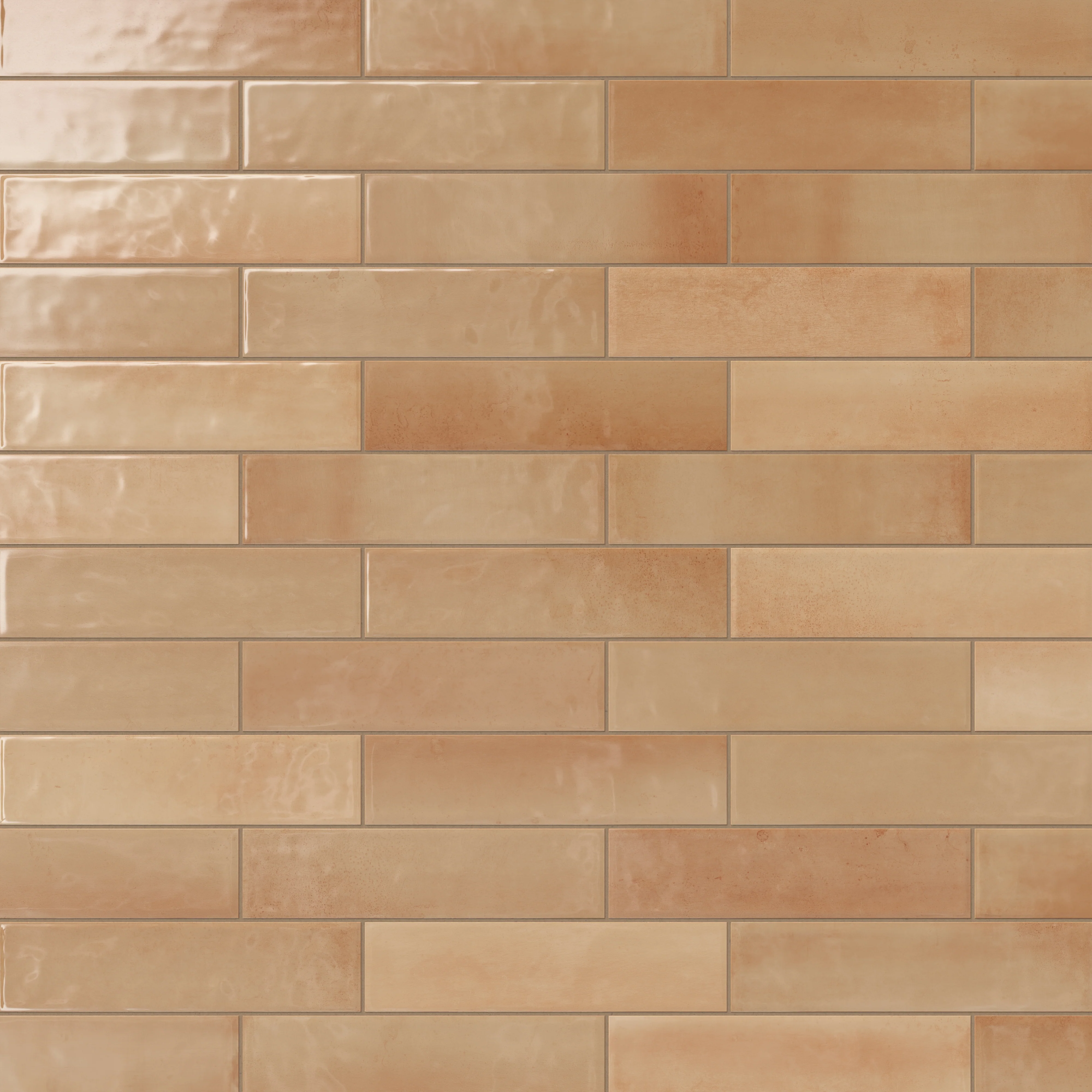 Olivia 4 x 16 Glossy Ceramic Tile in Cotto - Image 6