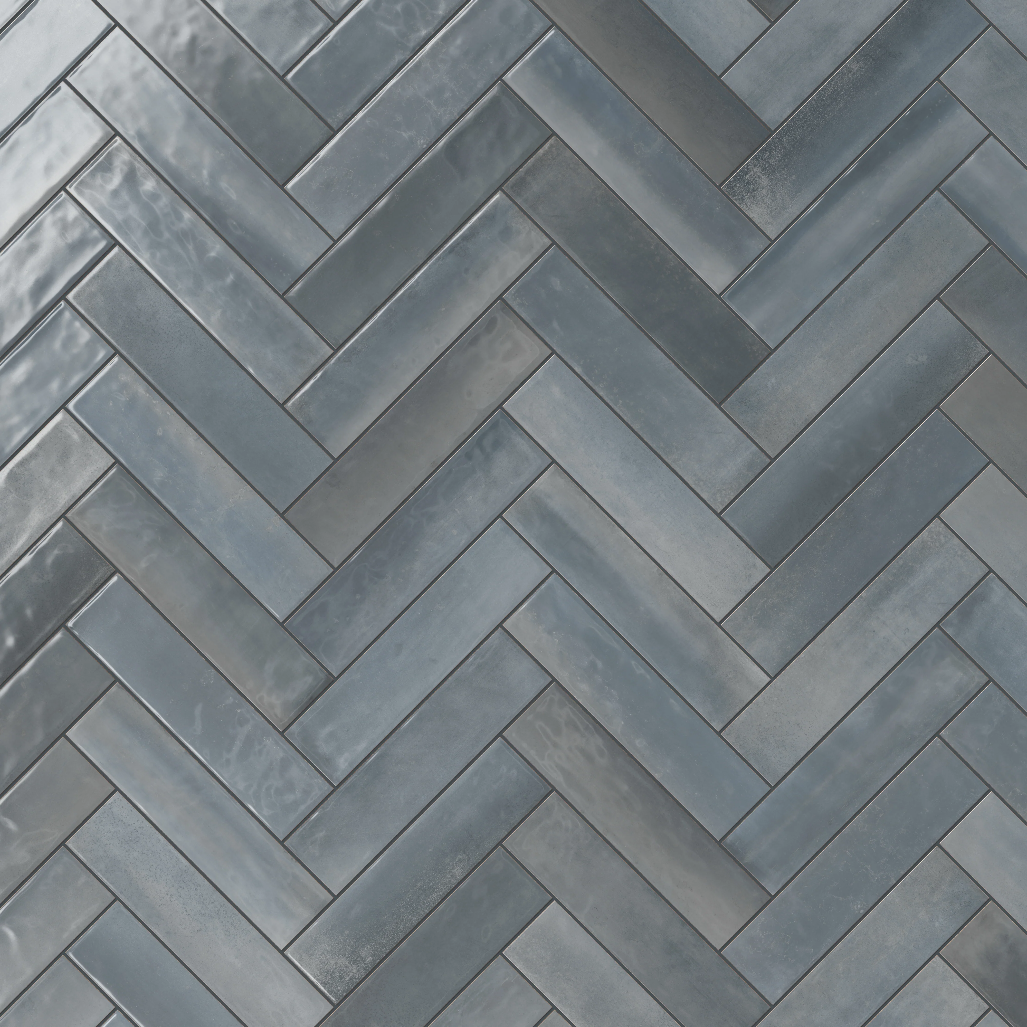 Olivia 4 x 16 Glossy Ceramic Tile in Dusty Blue - Image 10