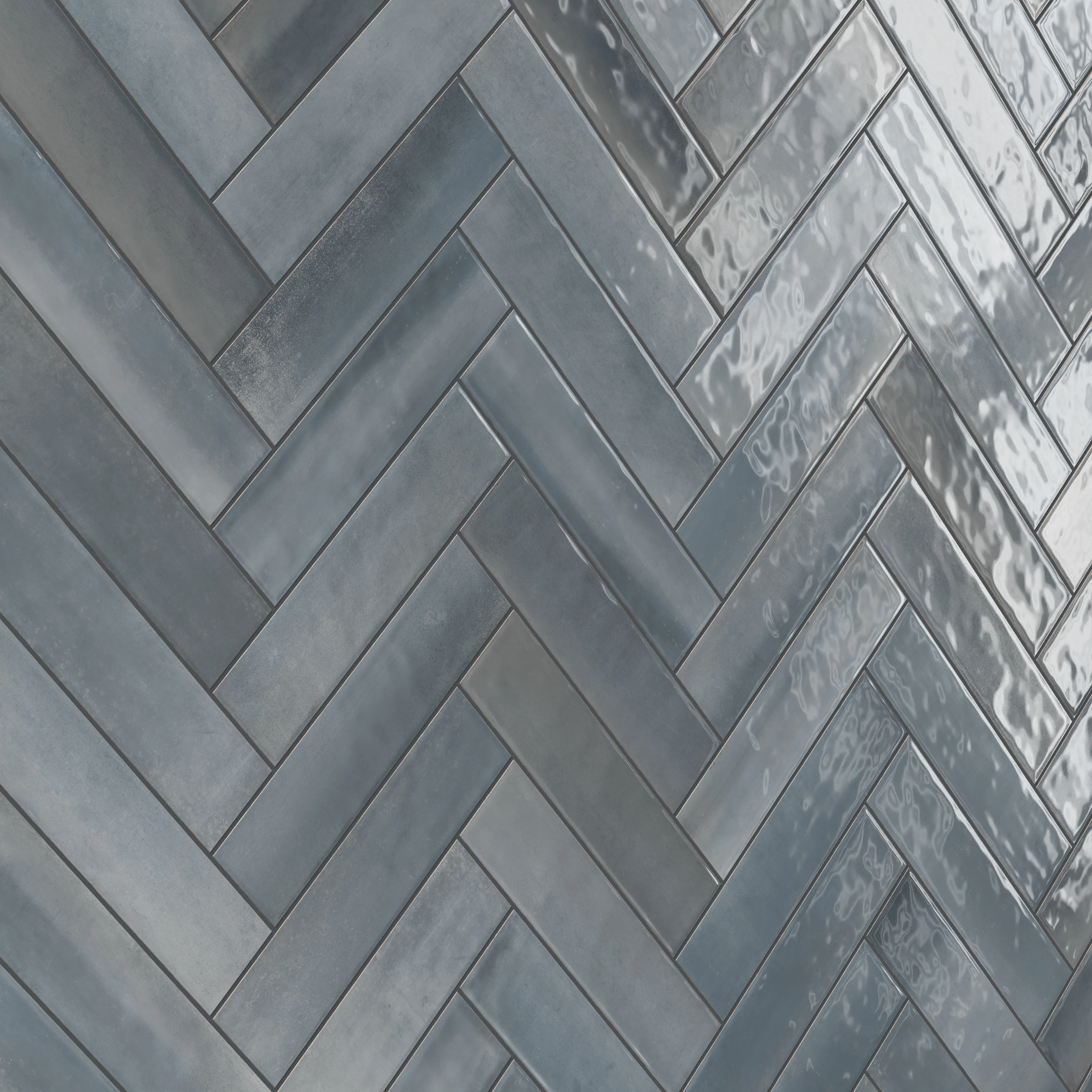 Olivia 4 x 16 Glossy Ceramic Tile in Dusty Blue - Image 11
