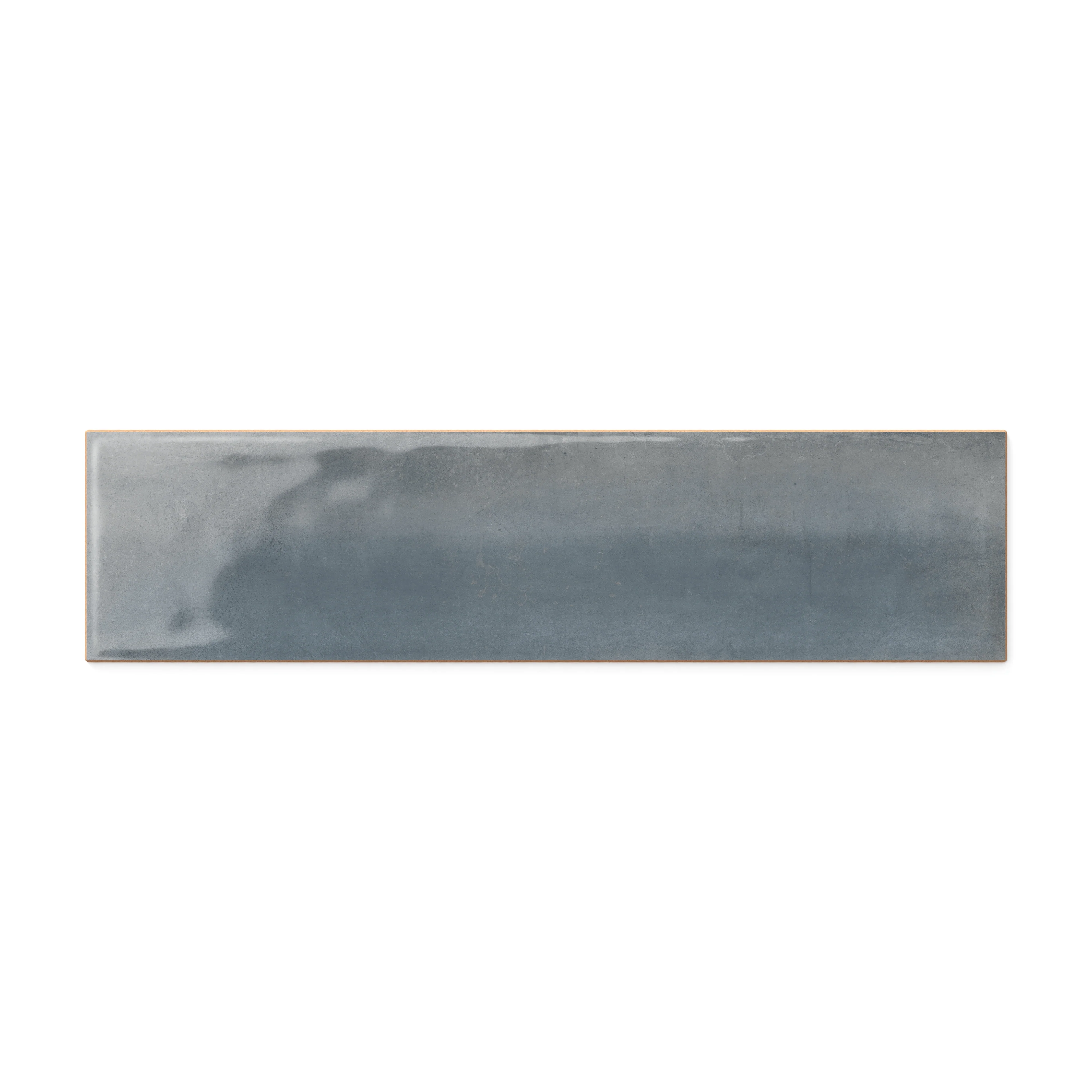 Olivia 4 x 16 Glossy Ceramic Tile in Dusty Blue - Image 3
