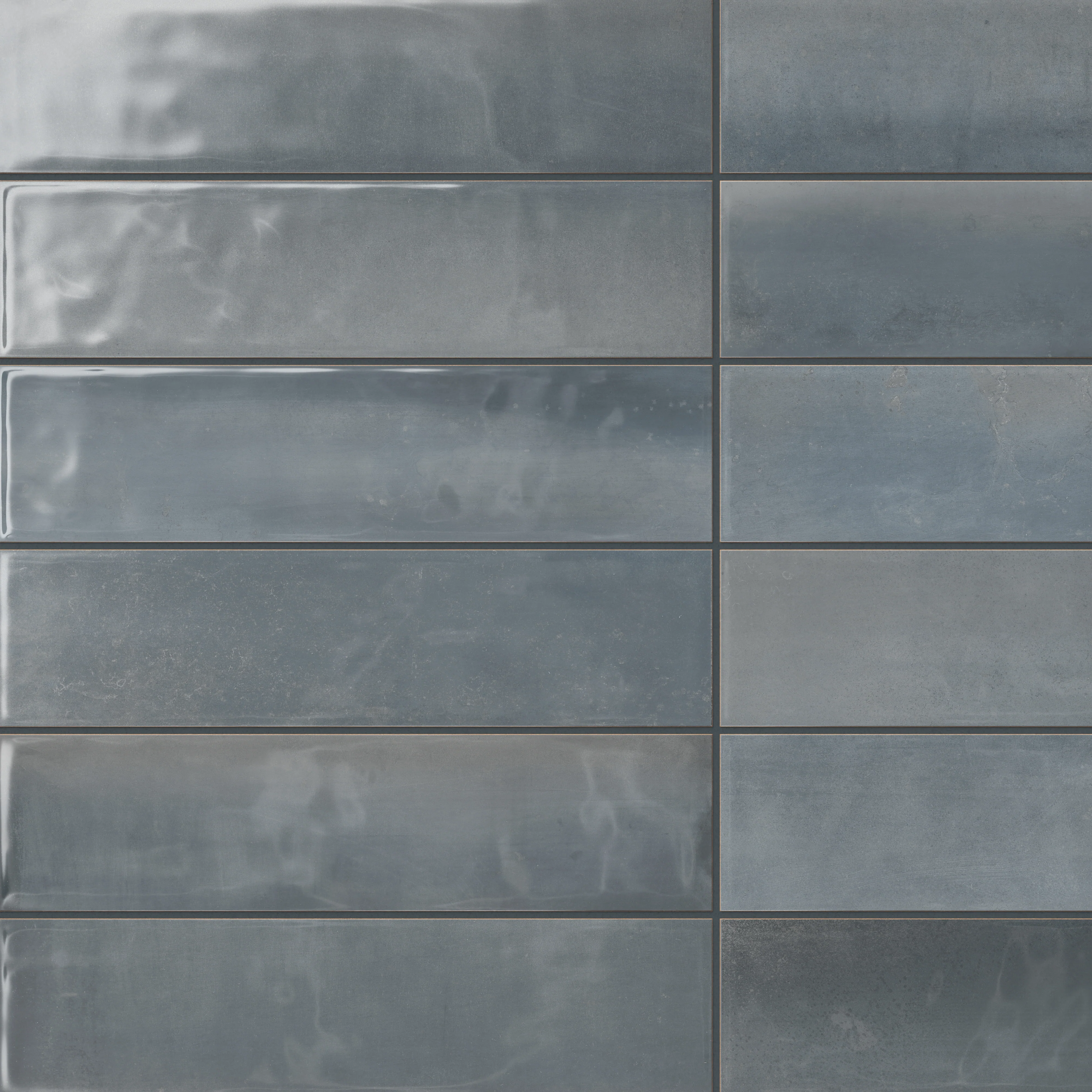 Olivia 4 x 16 Glossy Ceramic Tile in Dusty Blue - Image 7