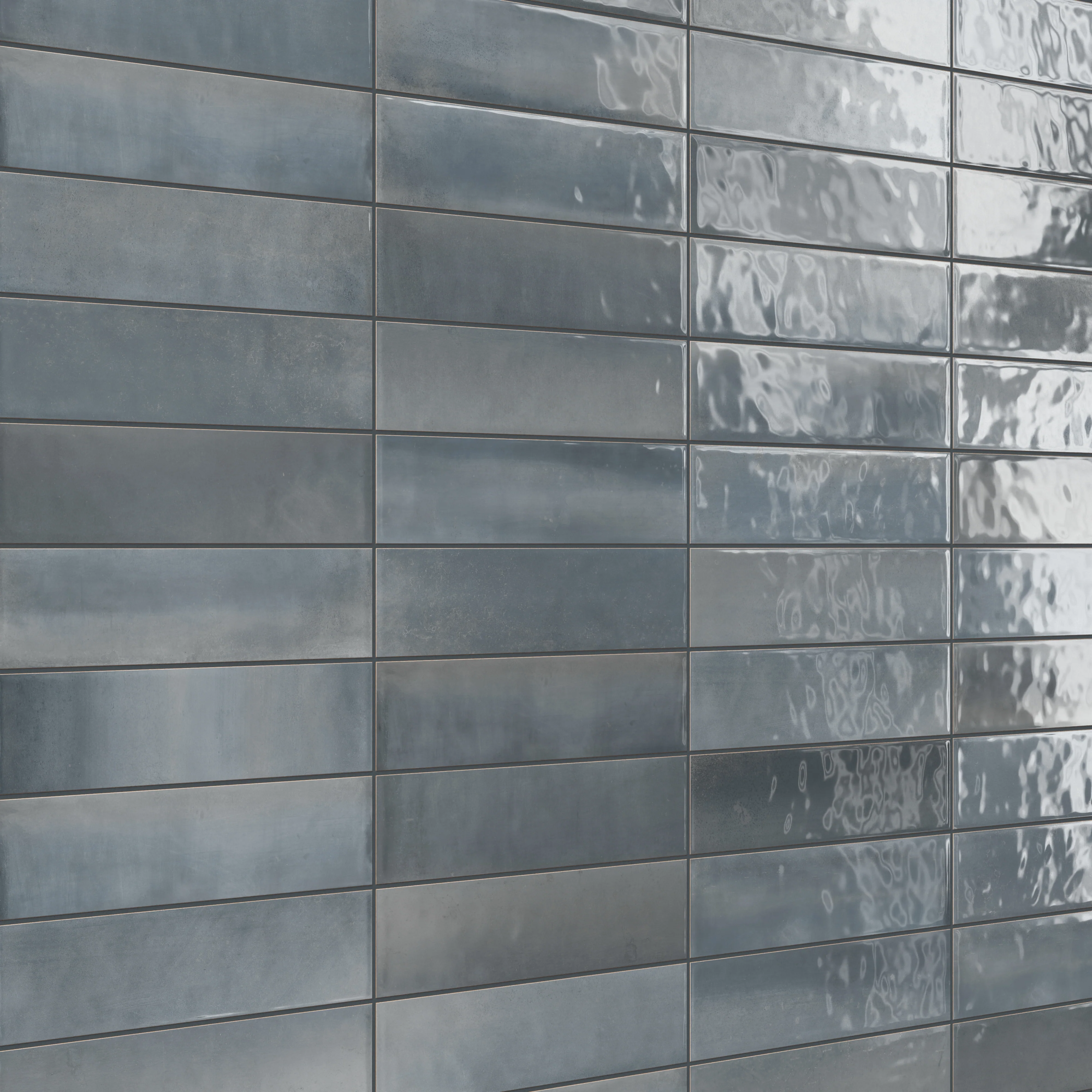 Olivia 4 x 16 Glossy Ceramic Tile in Dusty Blue - Image 8