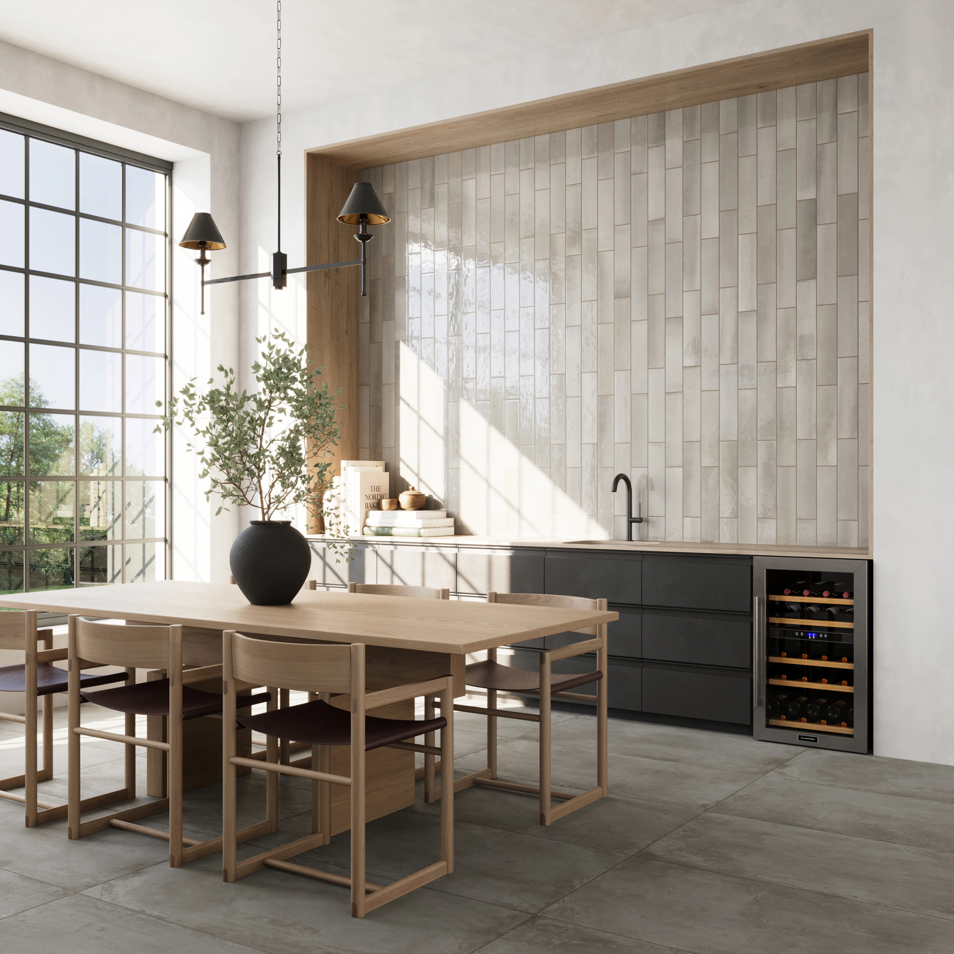 Olivia 4 x 16 Glossy Ceramic Tile in Gris - Image 15