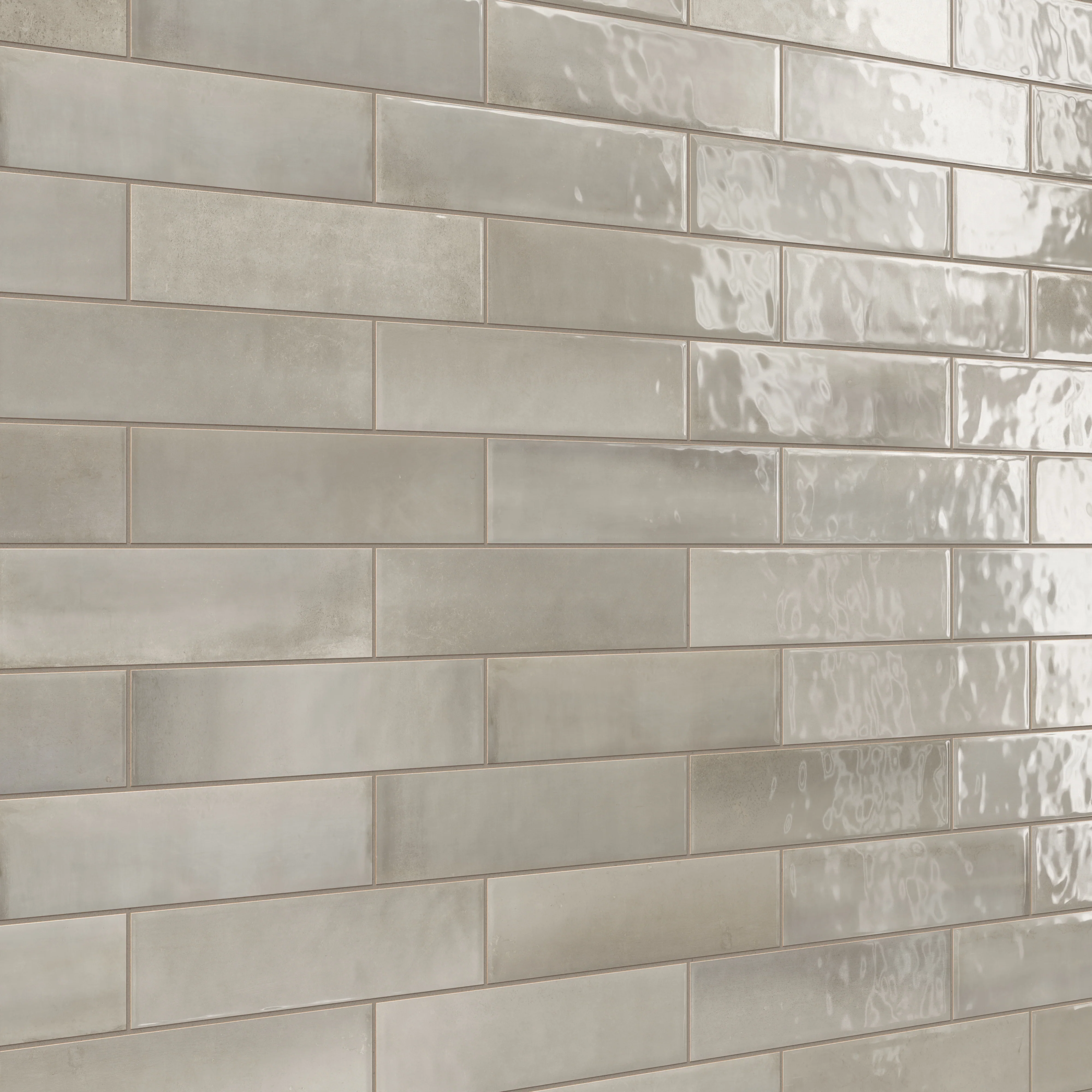 Olivia 4 x 16 Glossy Ceramic Tile in Gris - Image 5