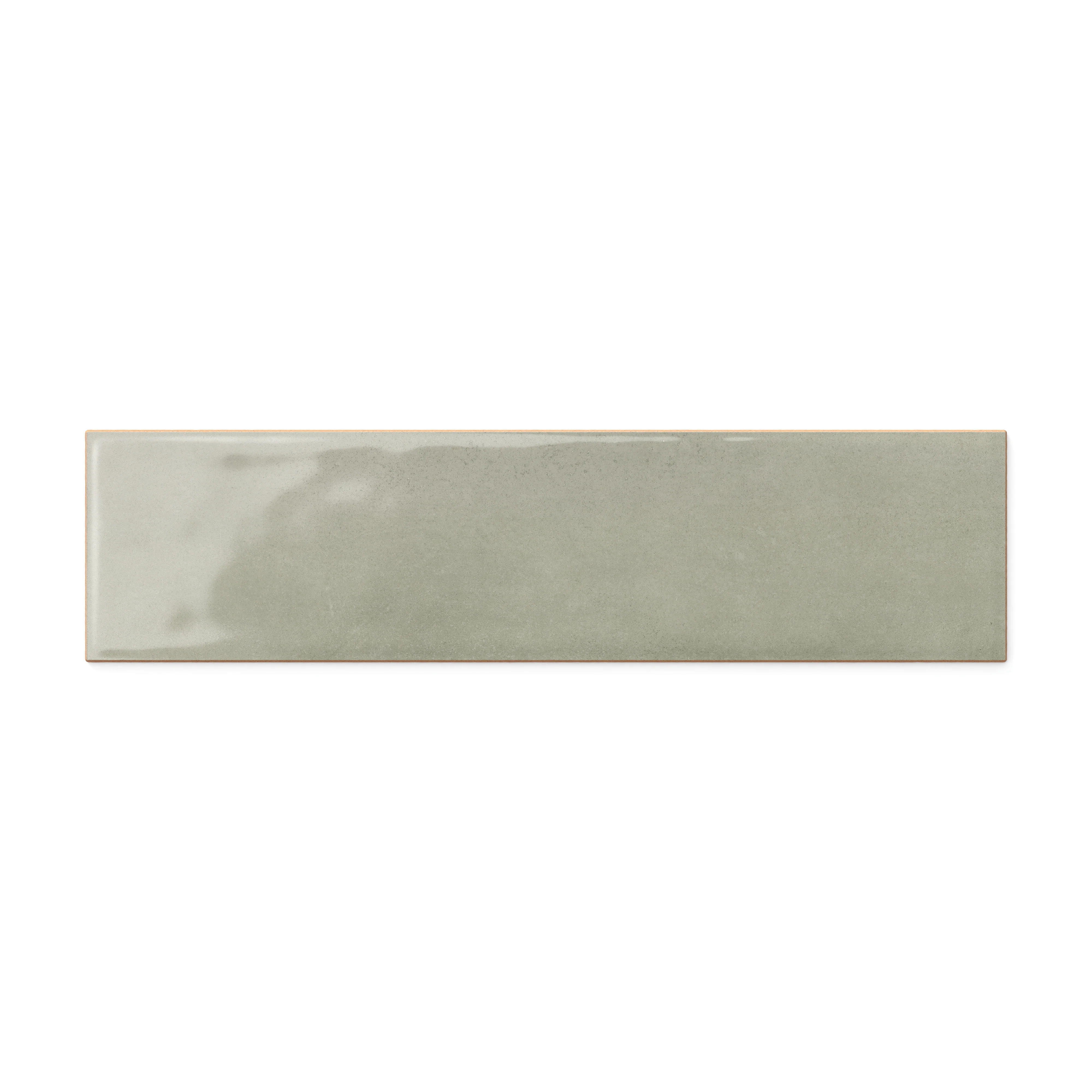 Olivia 4 x 16 Glossy Ceramic Tile in Sage - Image 3