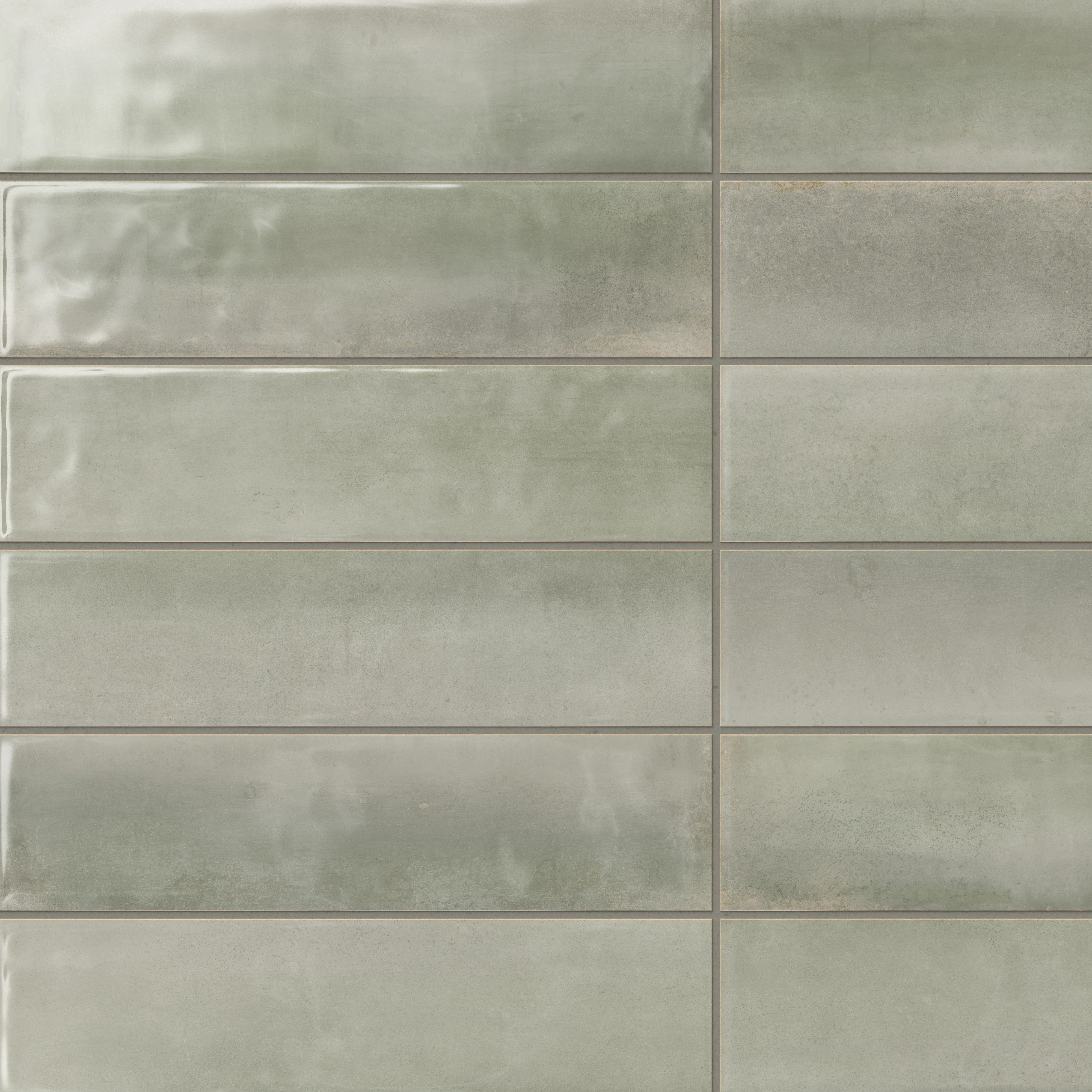 Olivia 4 x 16 Glossy Ceramic Tile in Sage - Image 7