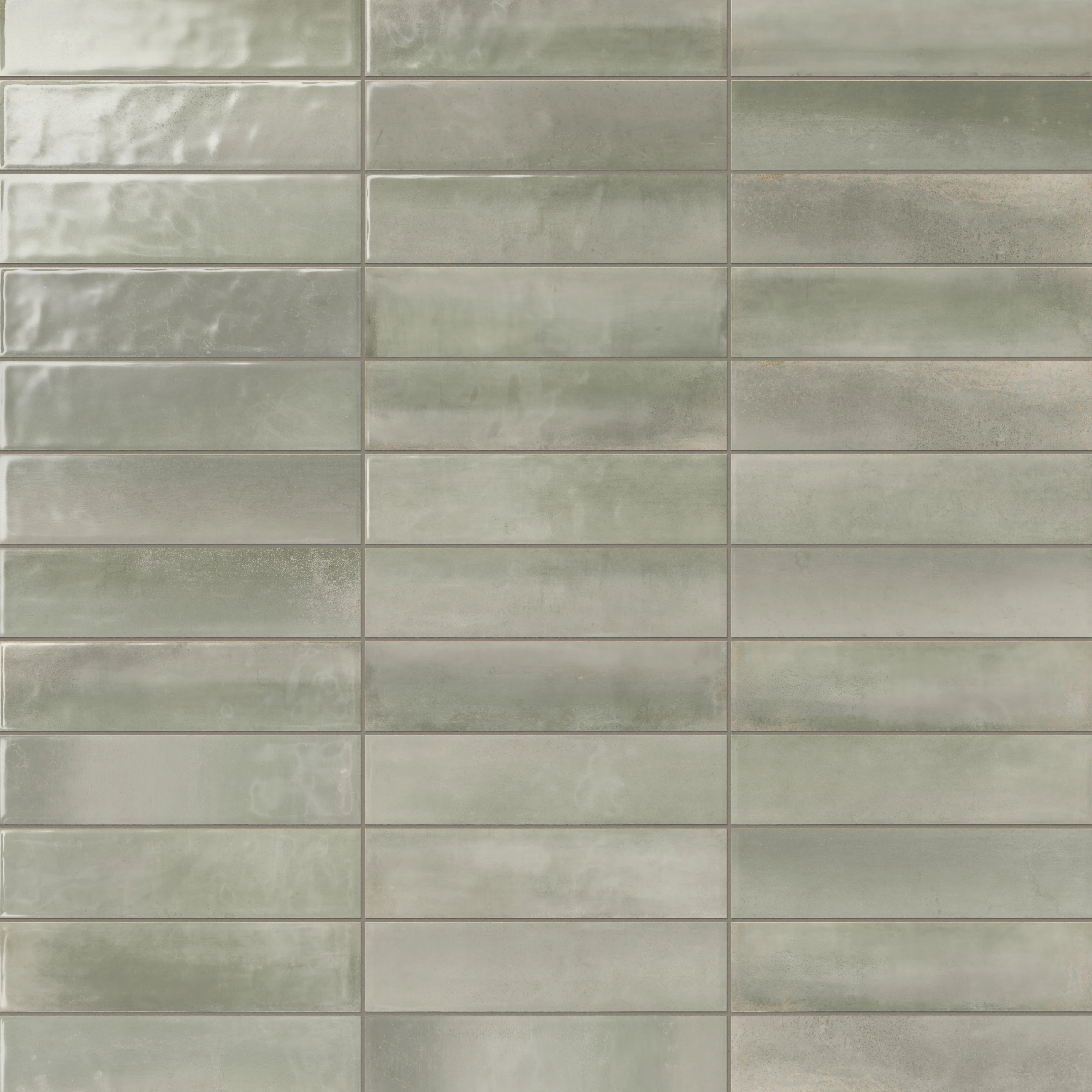 Olivia 4 x 16 Glossy Ceramic Tile in Sage - Image 9