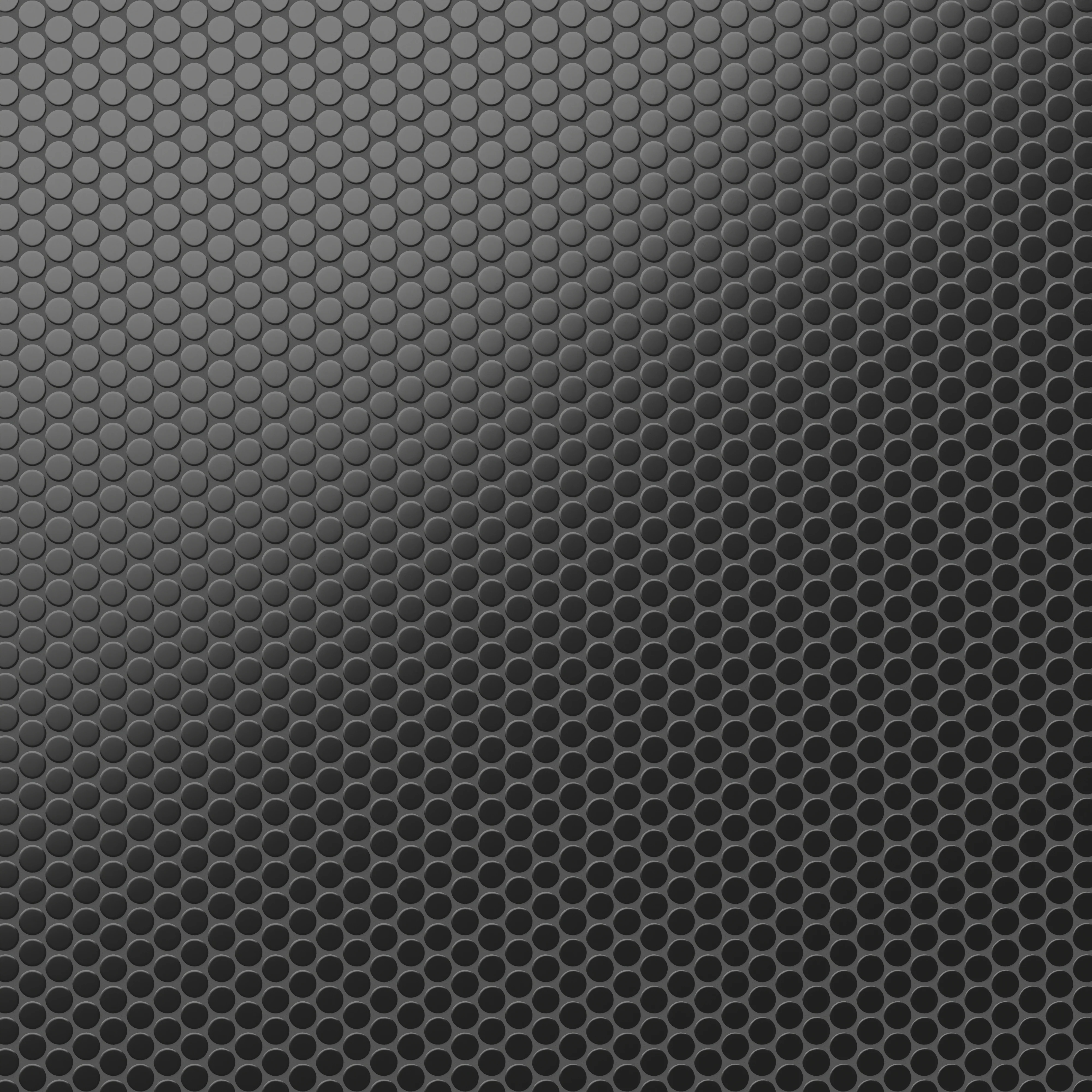 Ollie 12 x 12 Matte Porcelain Penny Round Mosaic Tile in Black - Image 4