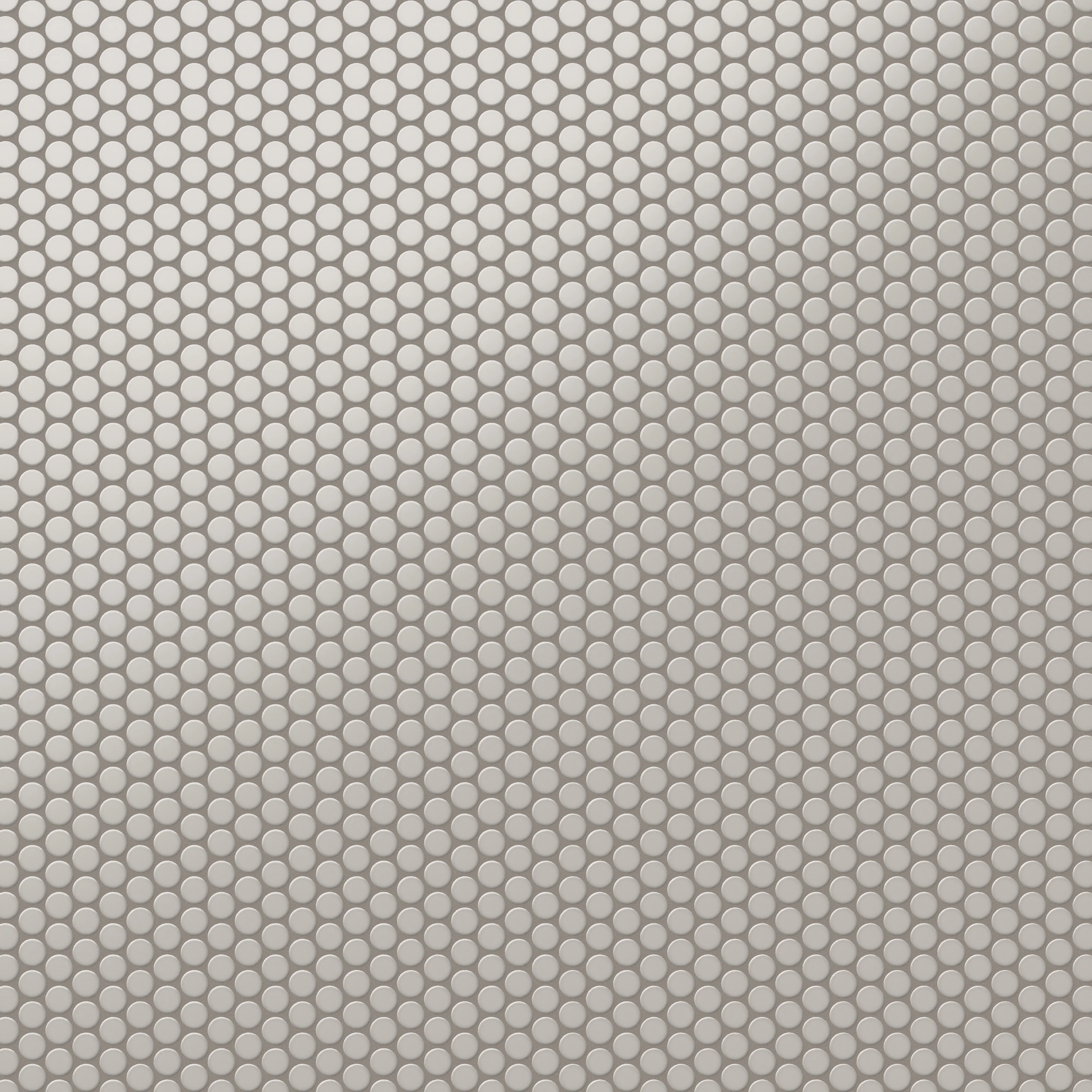 Ollie 12 x 12 Matte Porcelain Penny Round Mosaic Tile in Grey - Image 4