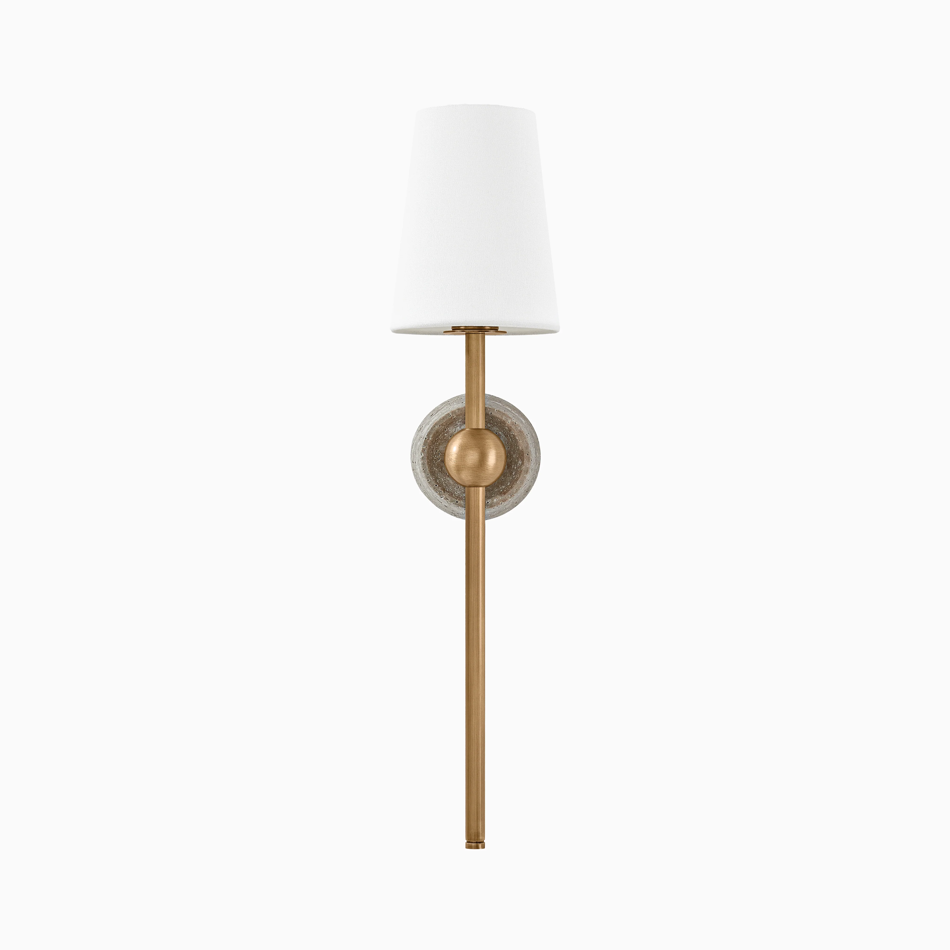 Ortega Wall Sconce in Patina Brass - Image 4