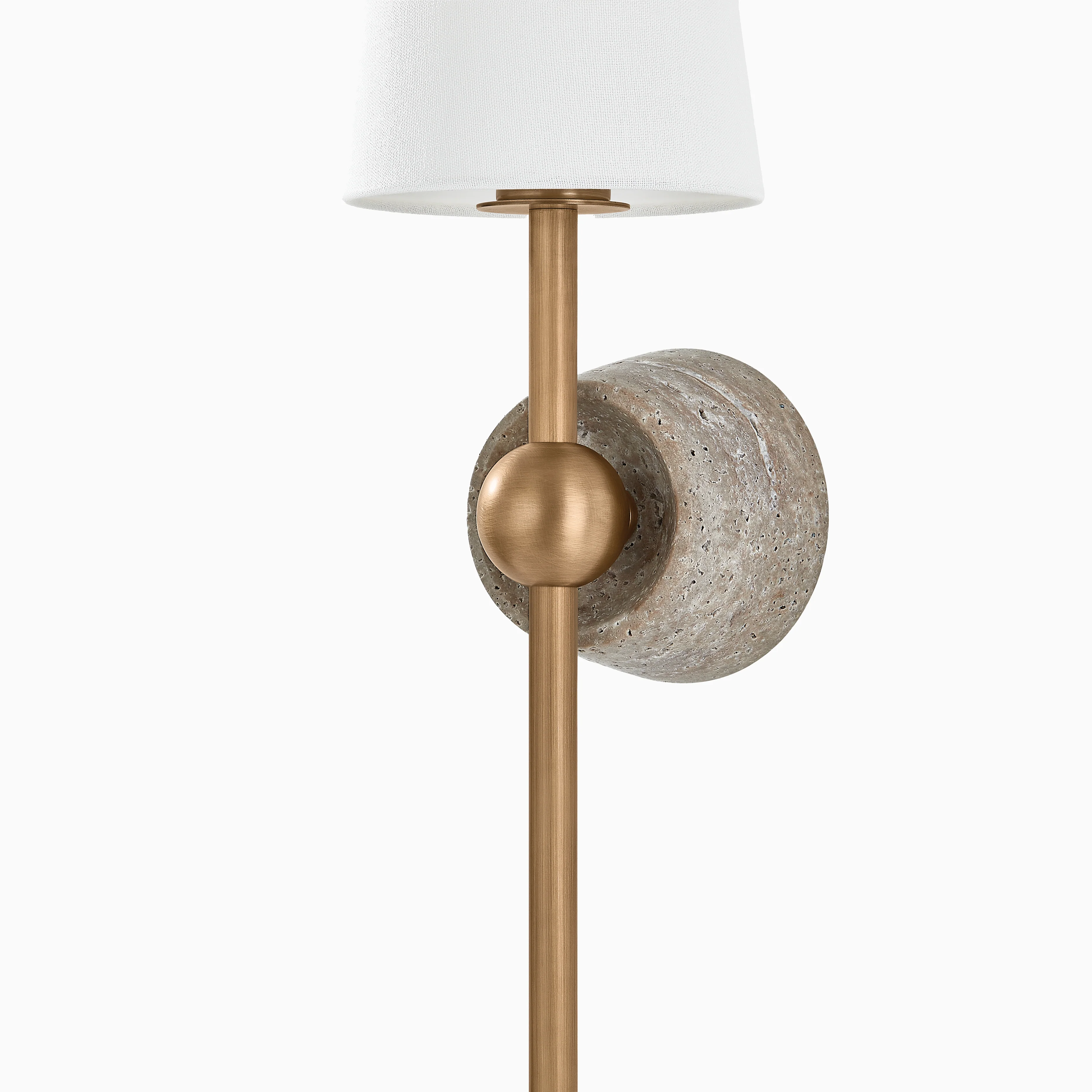 Ortega Wall Sconce in Patina Brass - Image 5