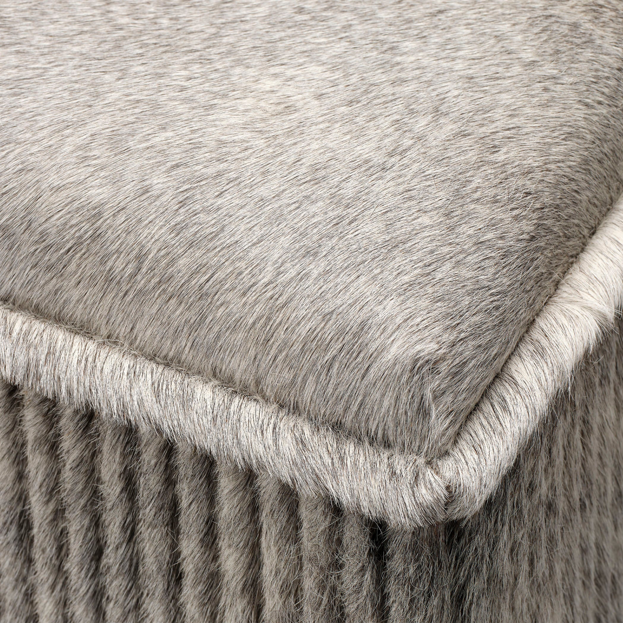 Orvius Ottoman in Grey - Image 2