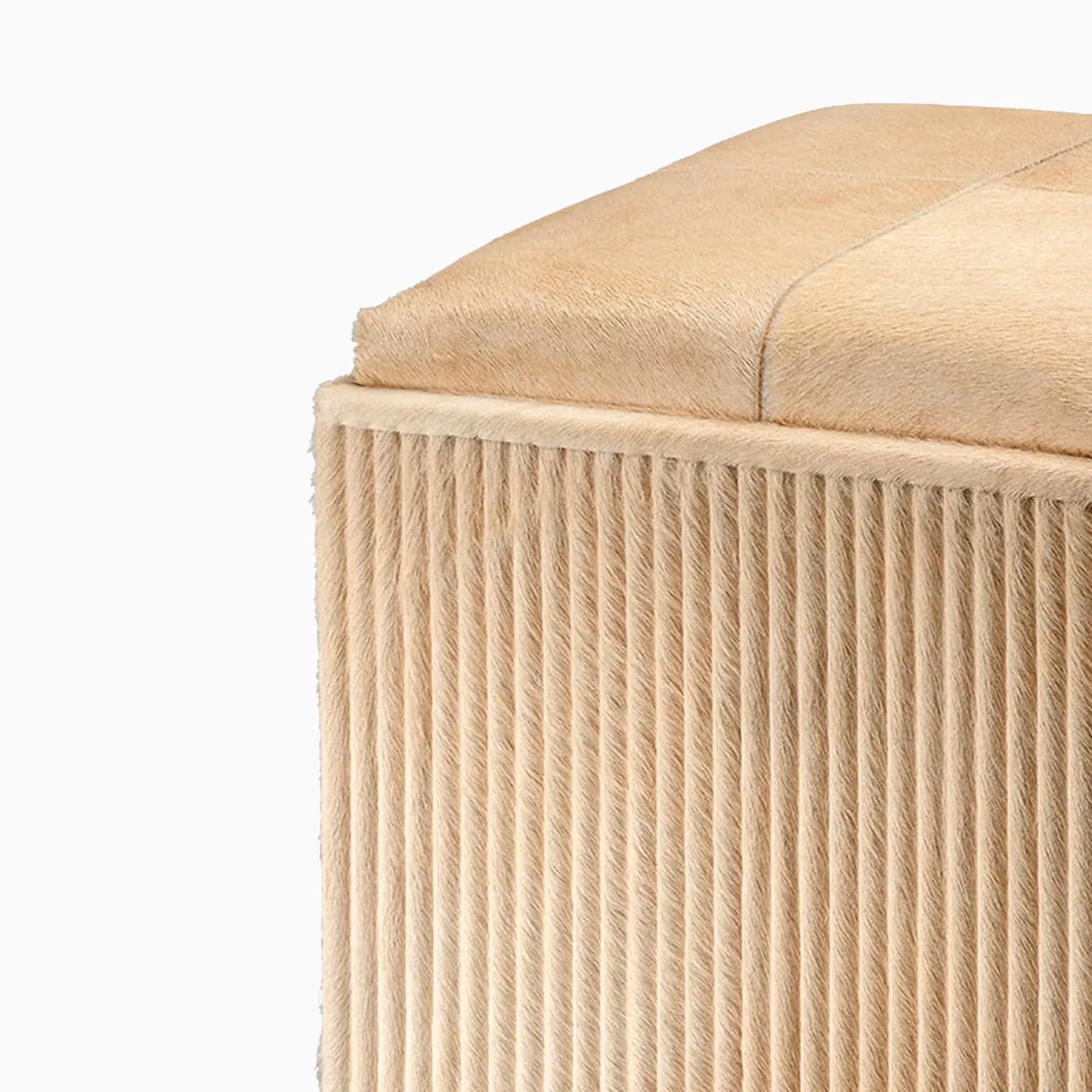 Orvius Ottoman in Tan - Image 4