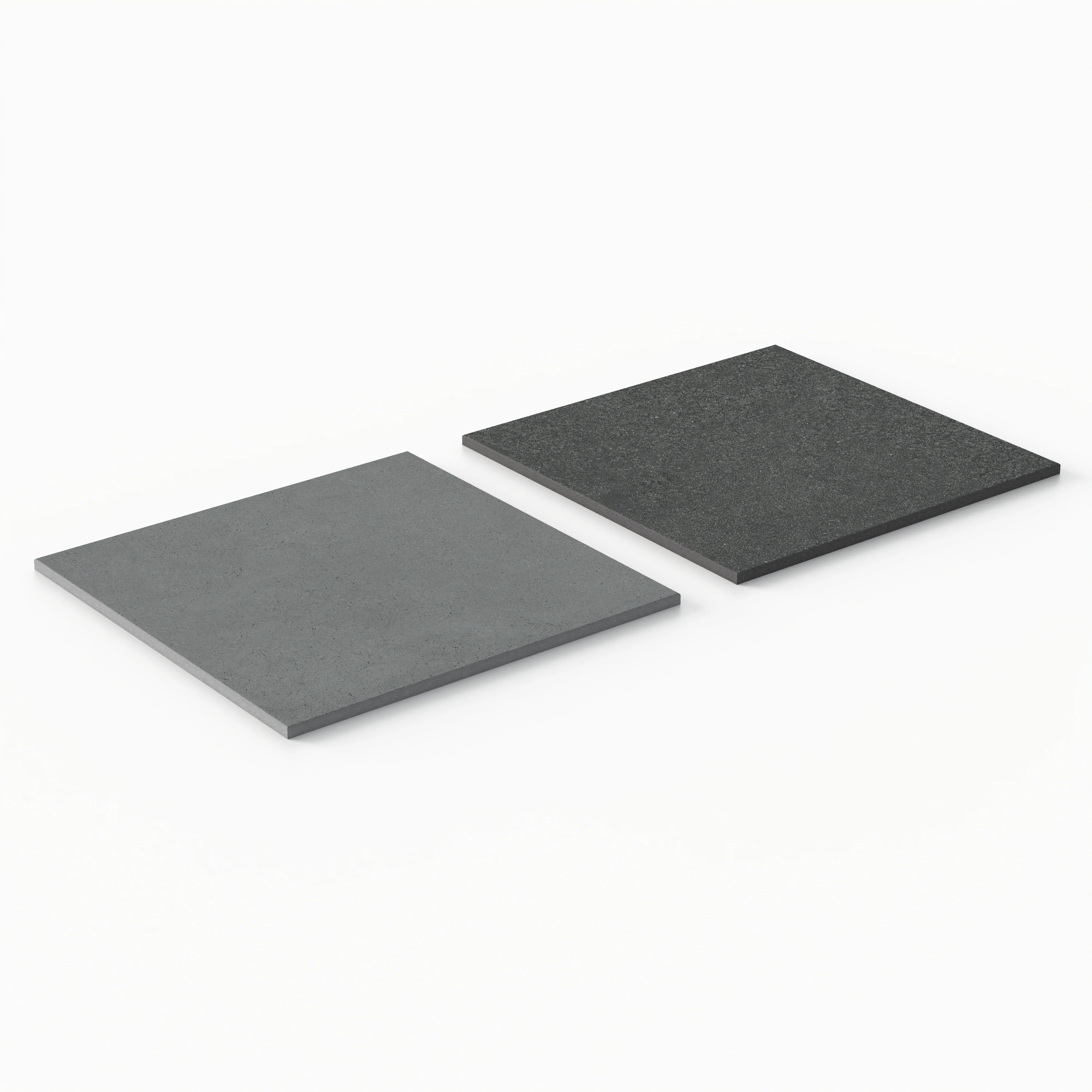 Palmer 12 x 12 Checkerboard Matte Porcelain Tile in Grey and Nero - Image 3