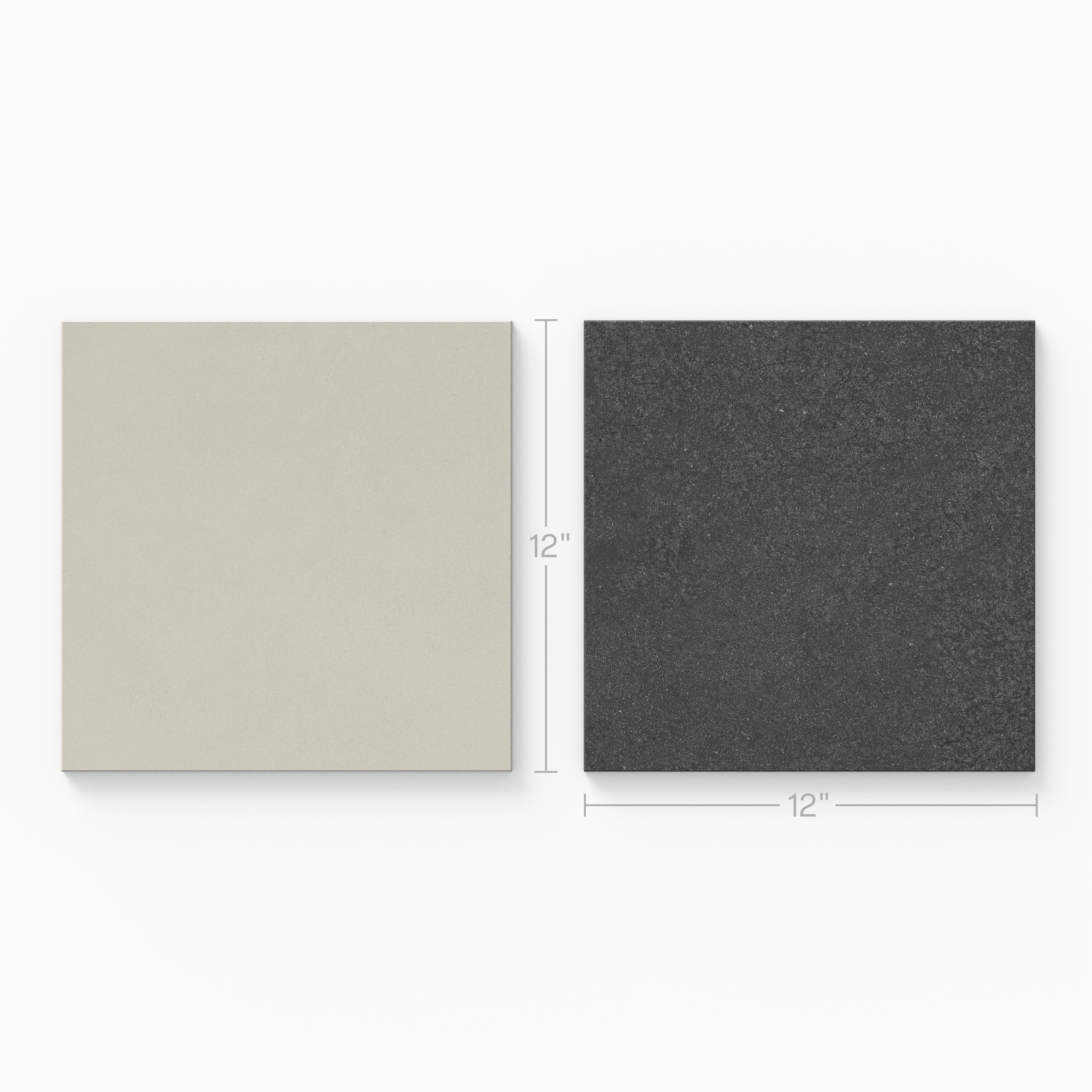 Palmer 12 x 12 Checkerboard Matte Porcelain Tile in White and Nero - Image 2