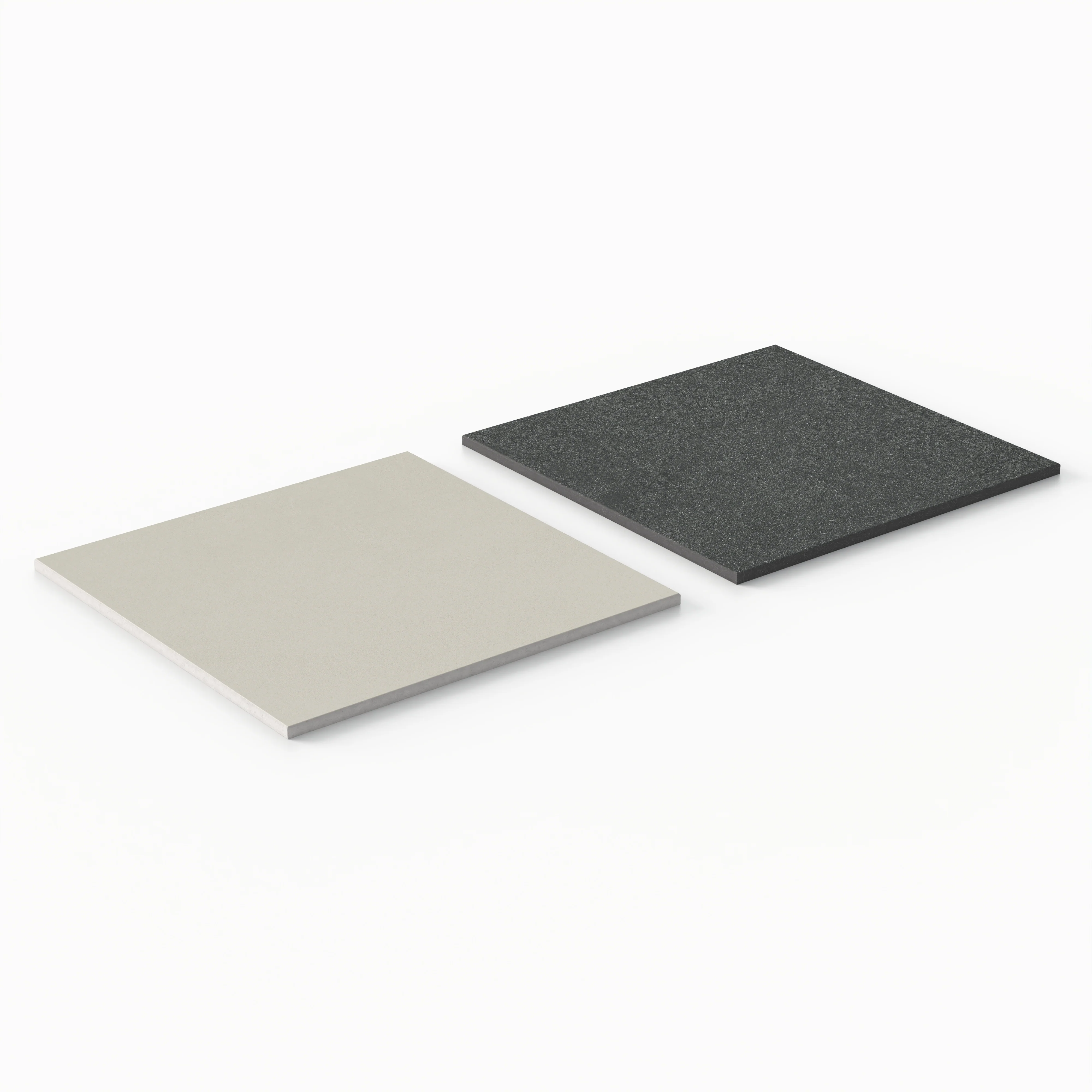 Palmer 12 x 12 Checkerboard Matte Porcelain Tile in White and Nero - Image 3