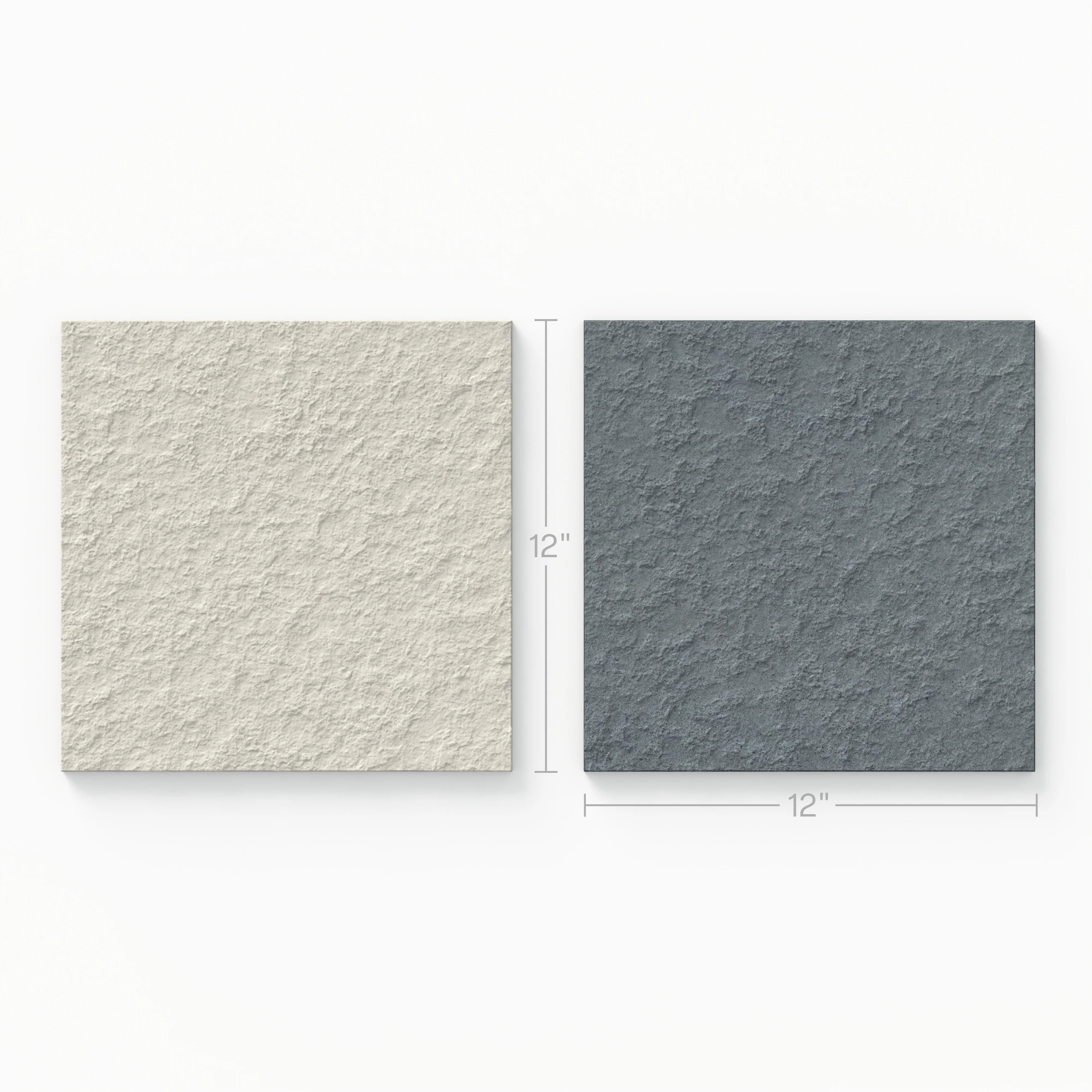 Palmer 12 x 12 Checkerboard Raw Porcelain Tile in White and Ocean Blue - Image 2