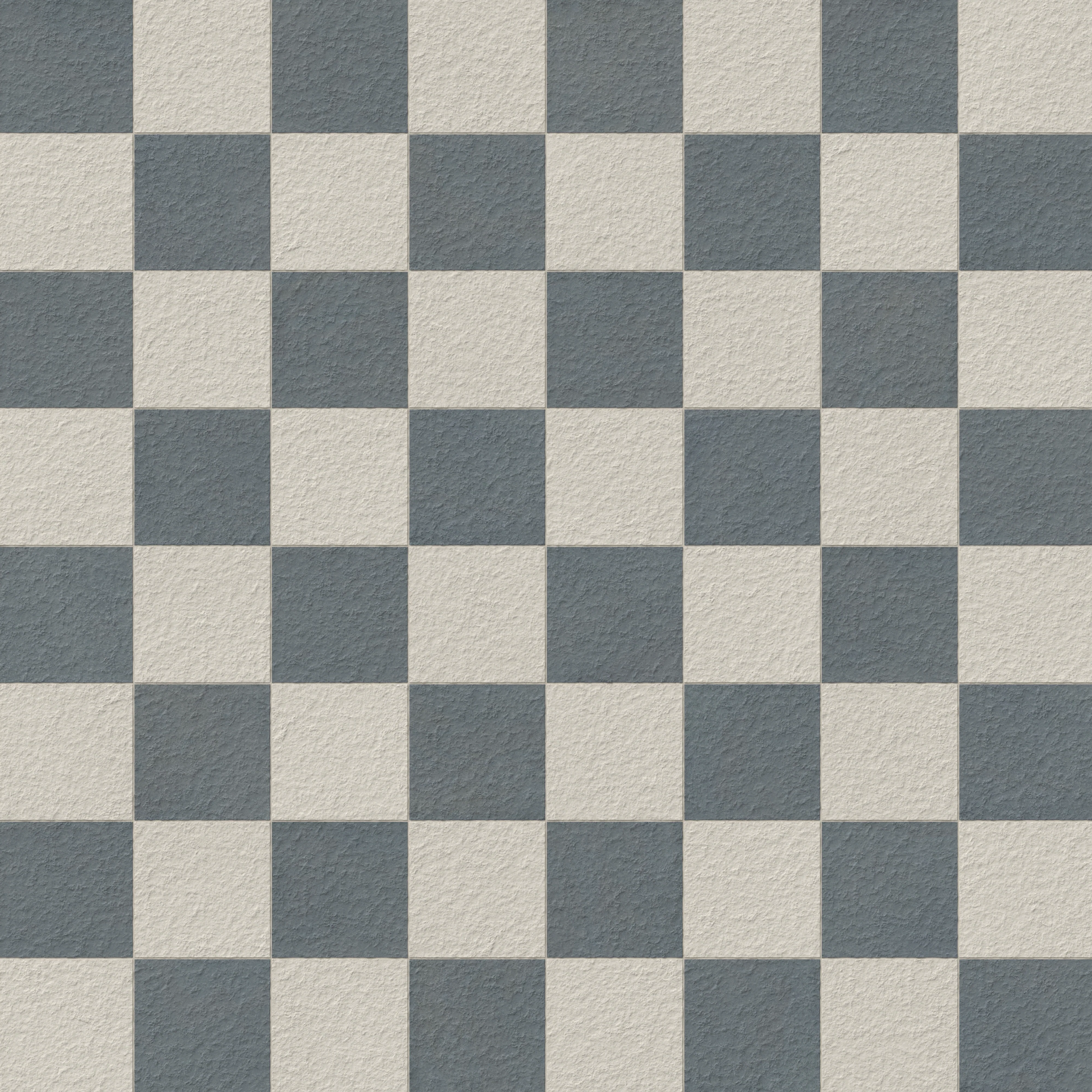 Palmer 12 x 12 Checkerboard Raw Porcelain Tile in White and Ocean Blue - Image 5