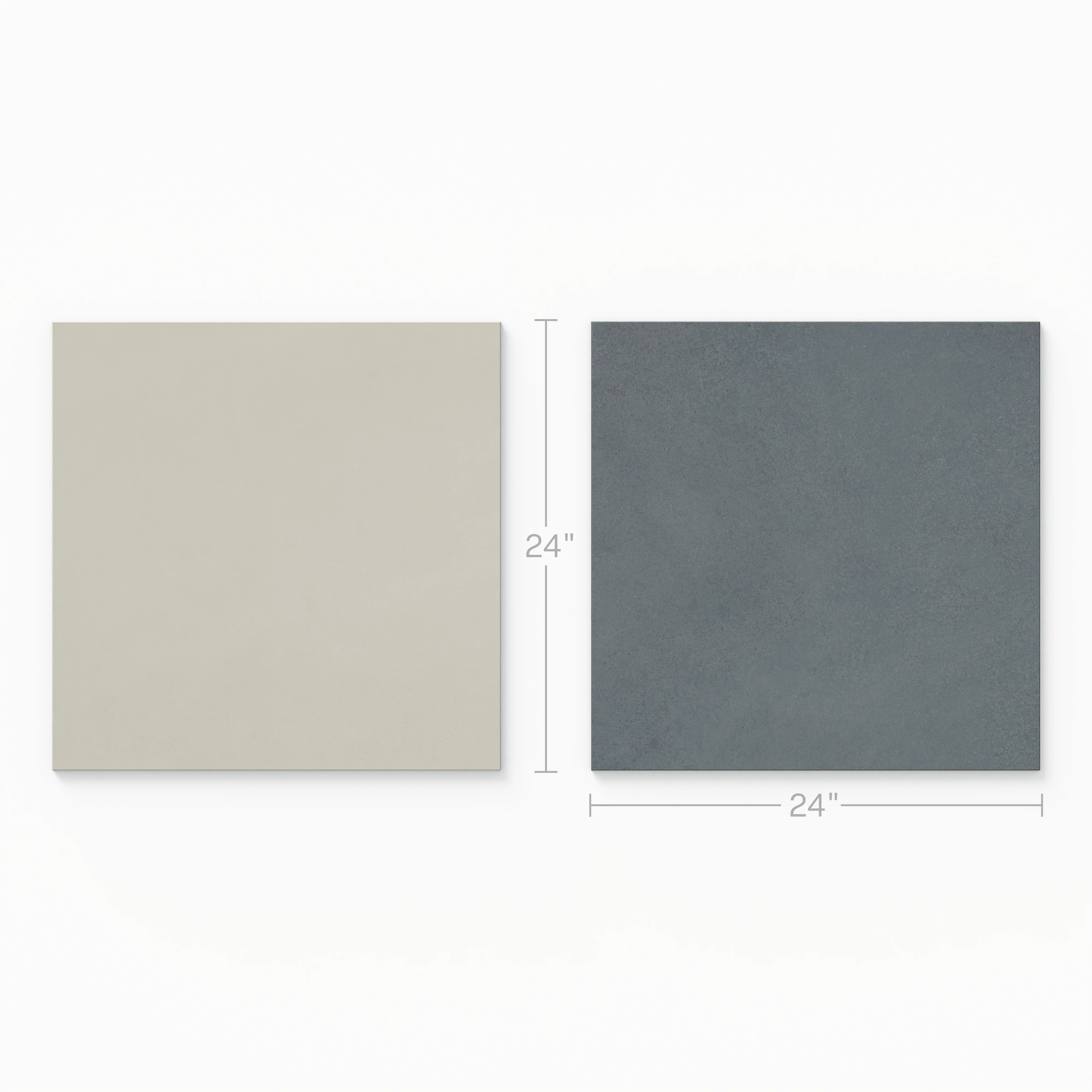 Palmer 24 x 24 Checkerboard Matte Porcelain Tile in White and Ocean Blue - Image 2