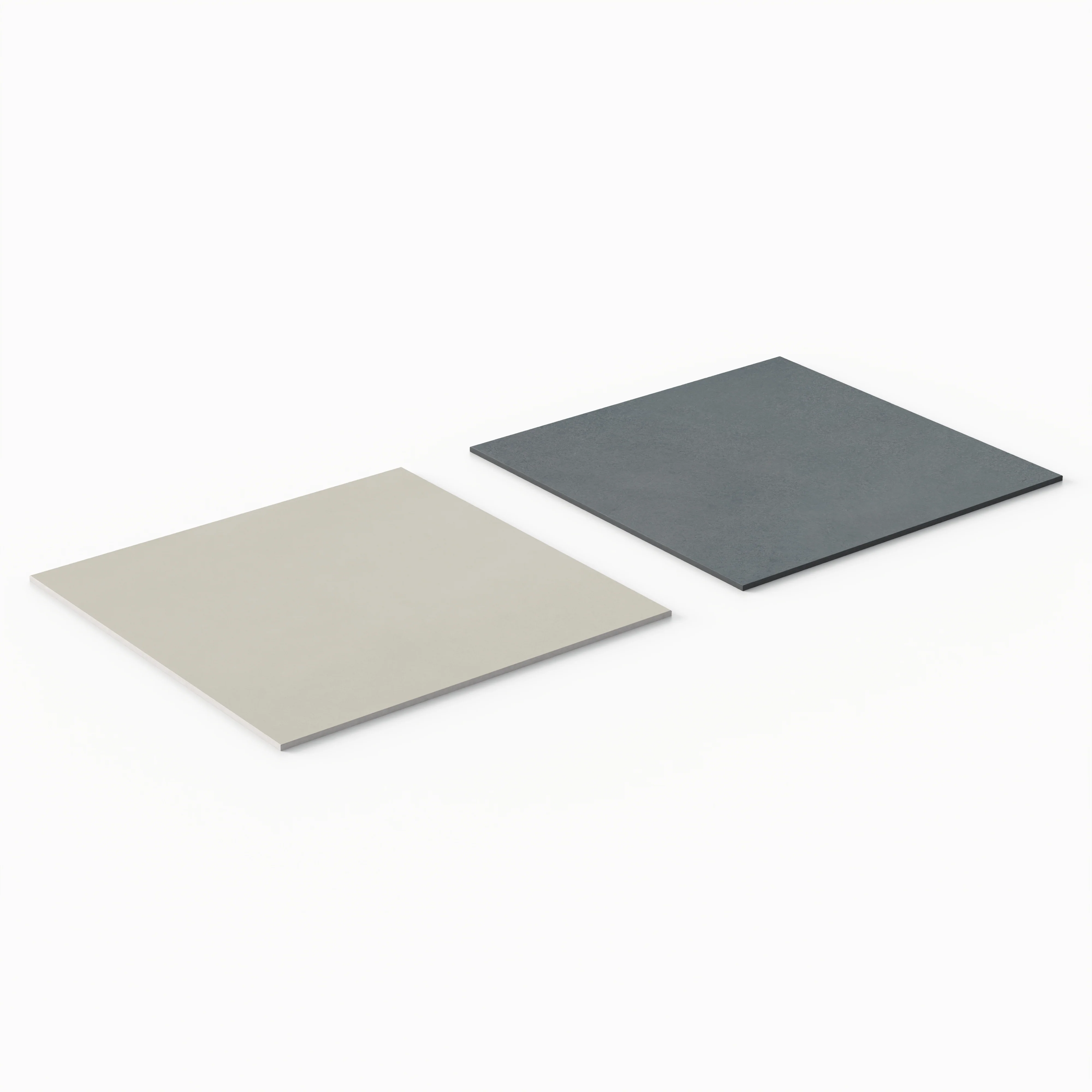 Palmer 24 x 24 Checkerboard Matte Porcelain Tile in White and Ocean Blue - Image 3