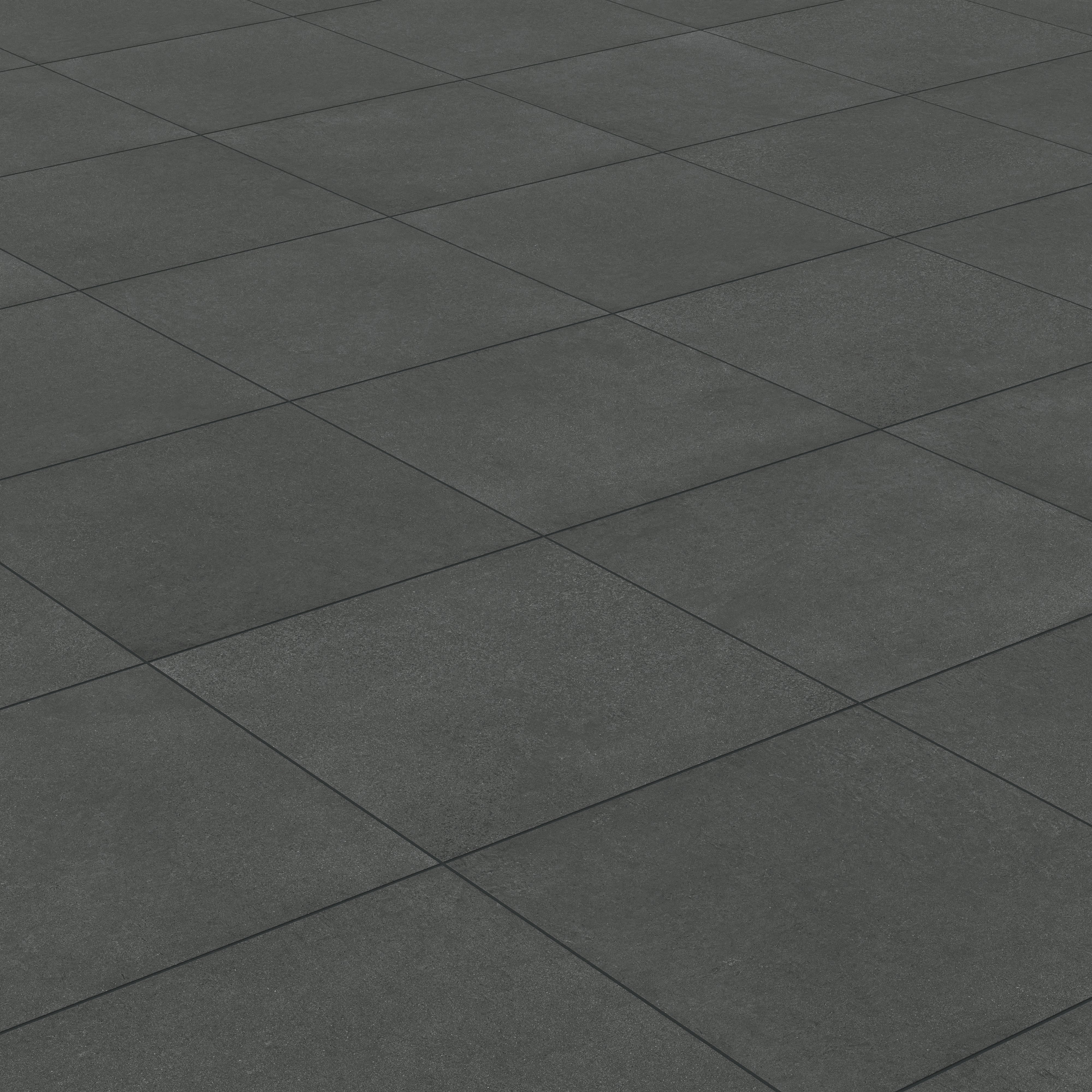 Palmer 24 x 24 Matte Porcelain Tile in Nero - Image 4
