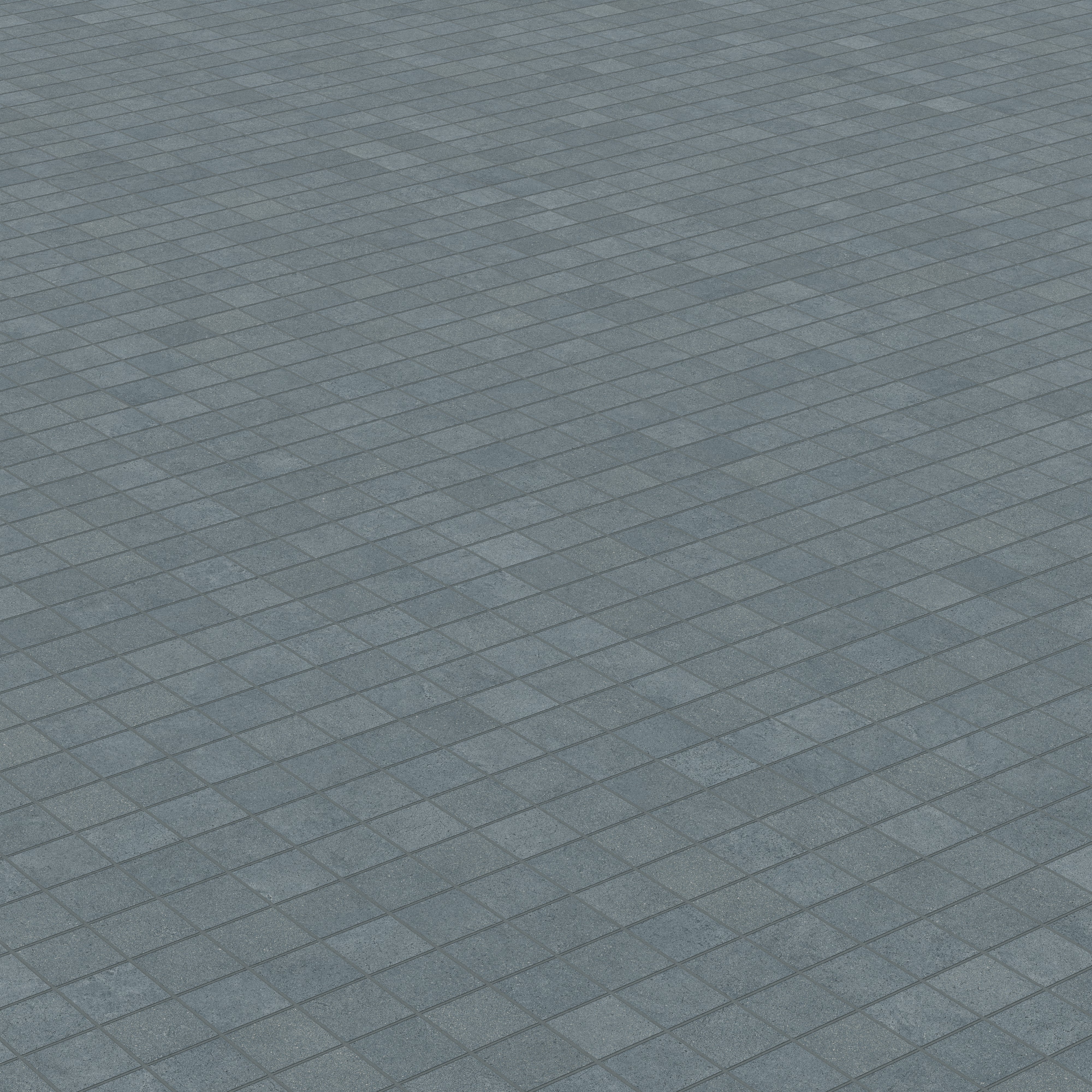 Palmer 2 x 2 Matte Porcelain Mosaic Tile in Blue - Image 3