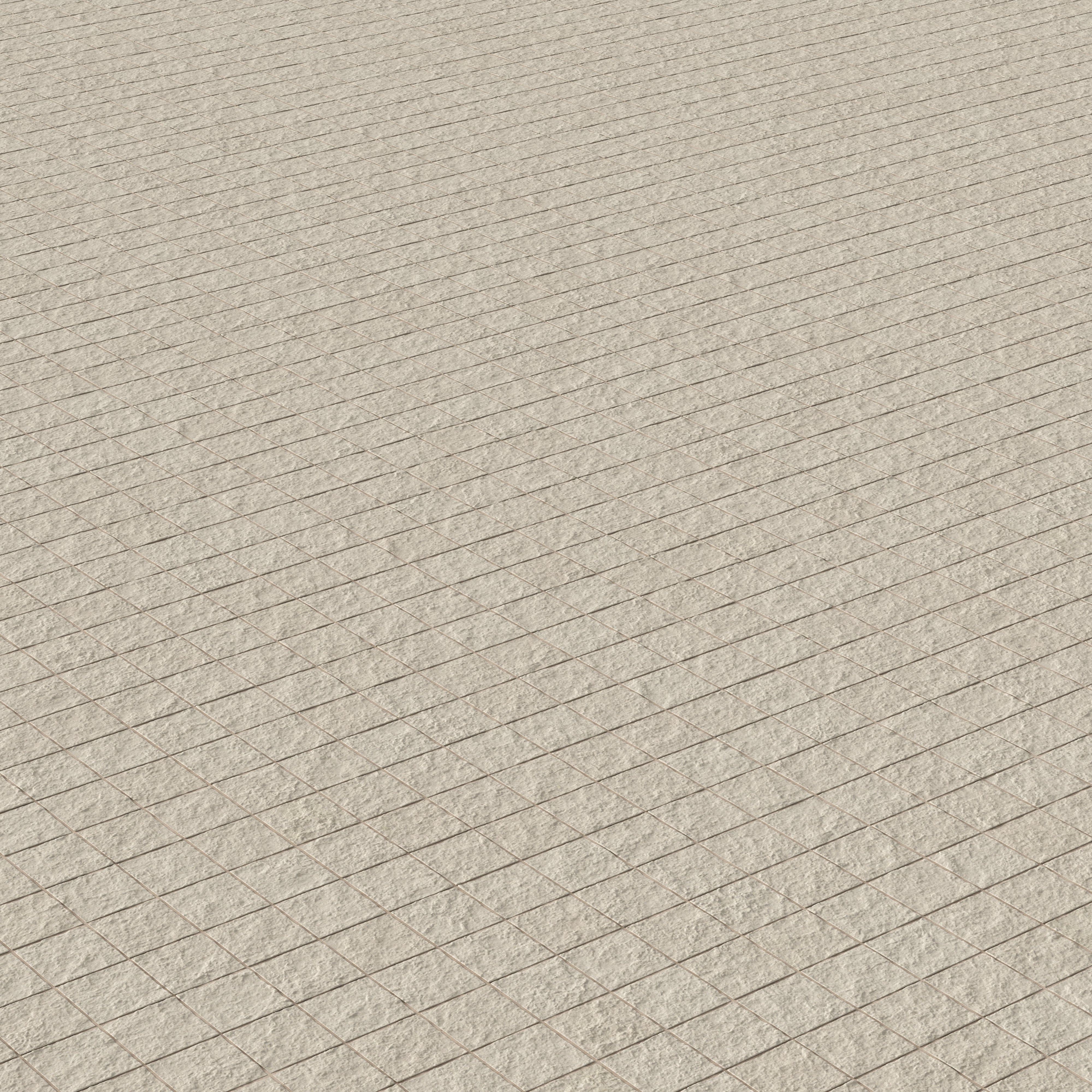 Palmer 2 x 2 Raw Porcelain Mosaic Tile in Natural - Image 3