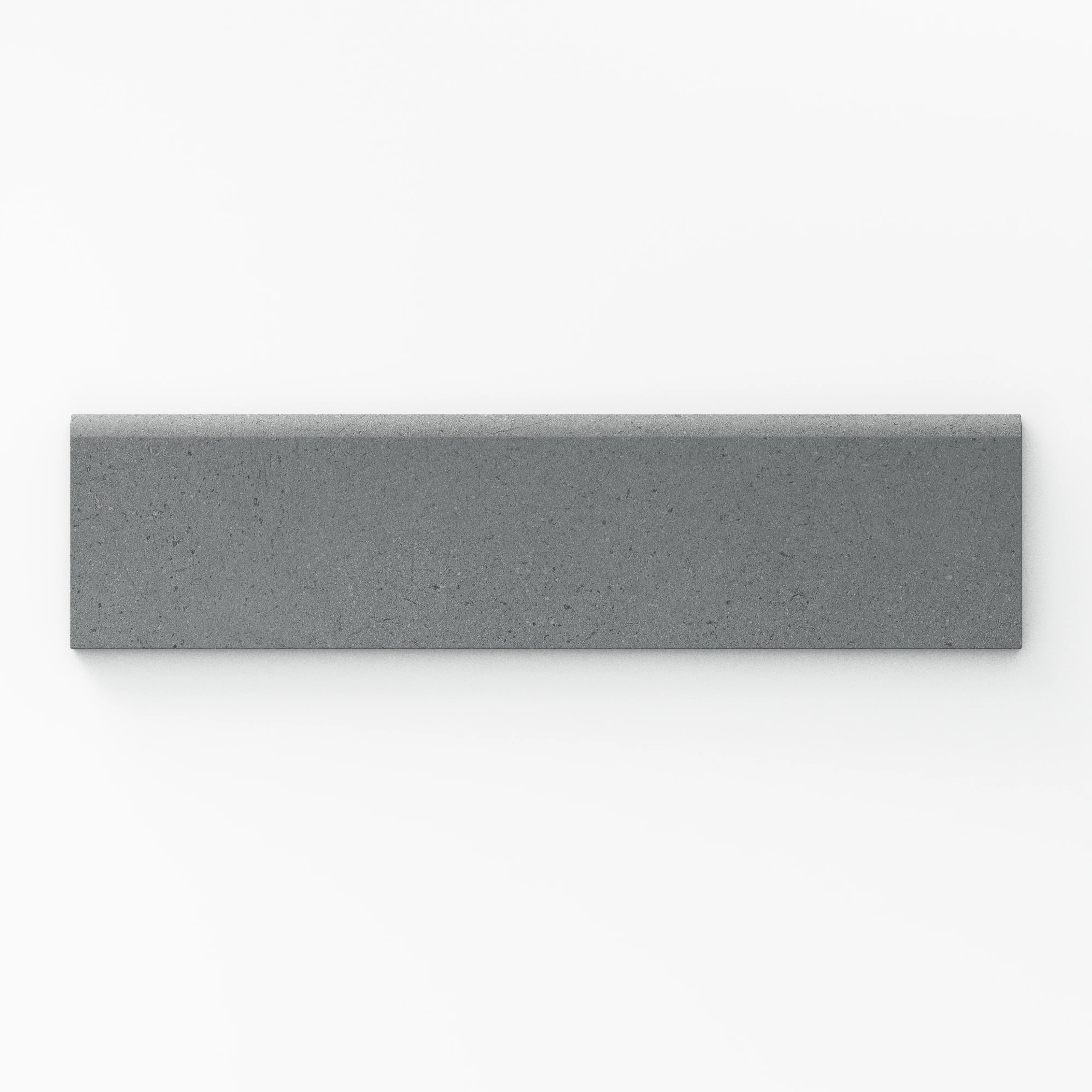 Palmer 3 x 12 Matte Porcelain Bullnose Tile in Grey