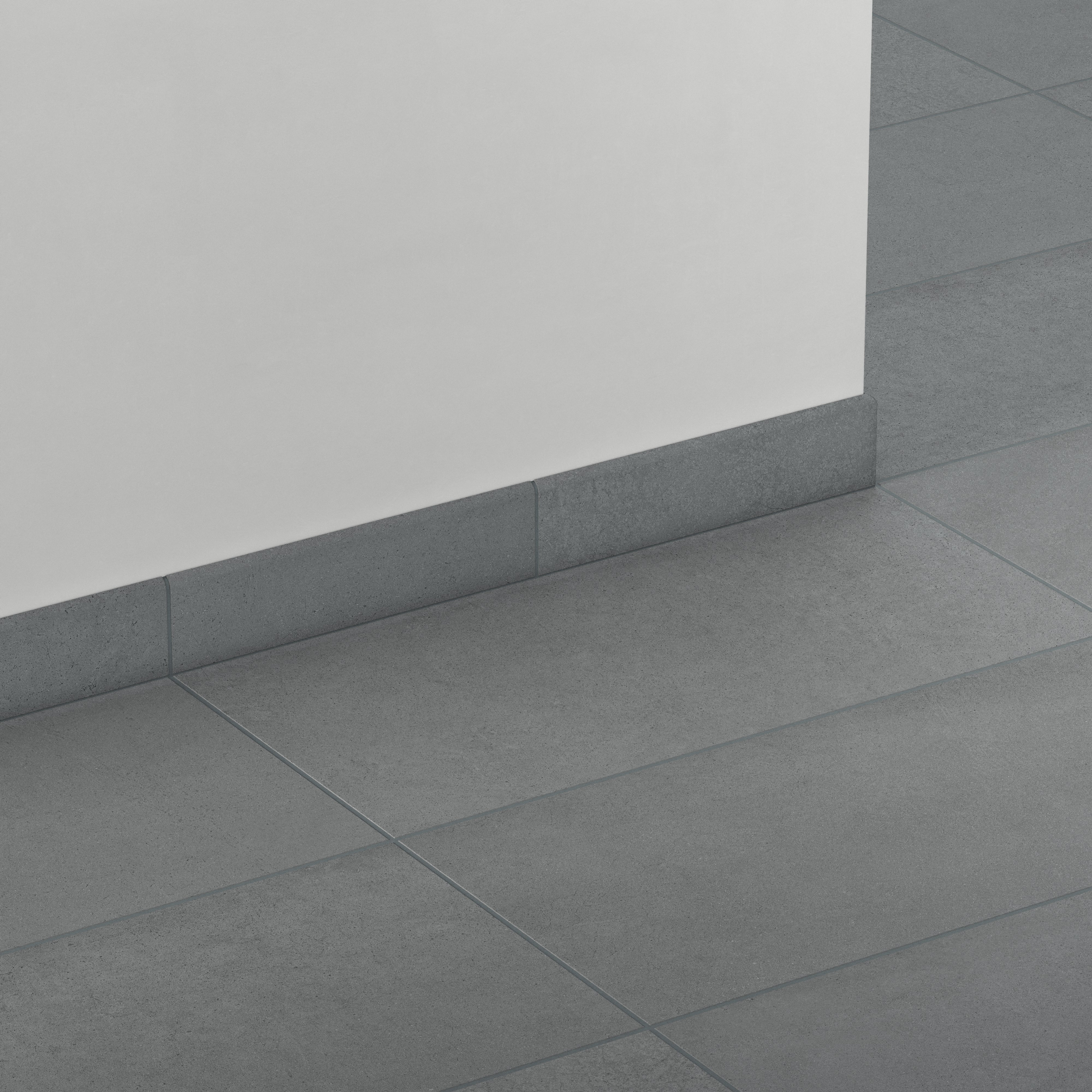 Palmer 3 x 12 Matte Porcelain Bullnose Tile in Grey - Image 3