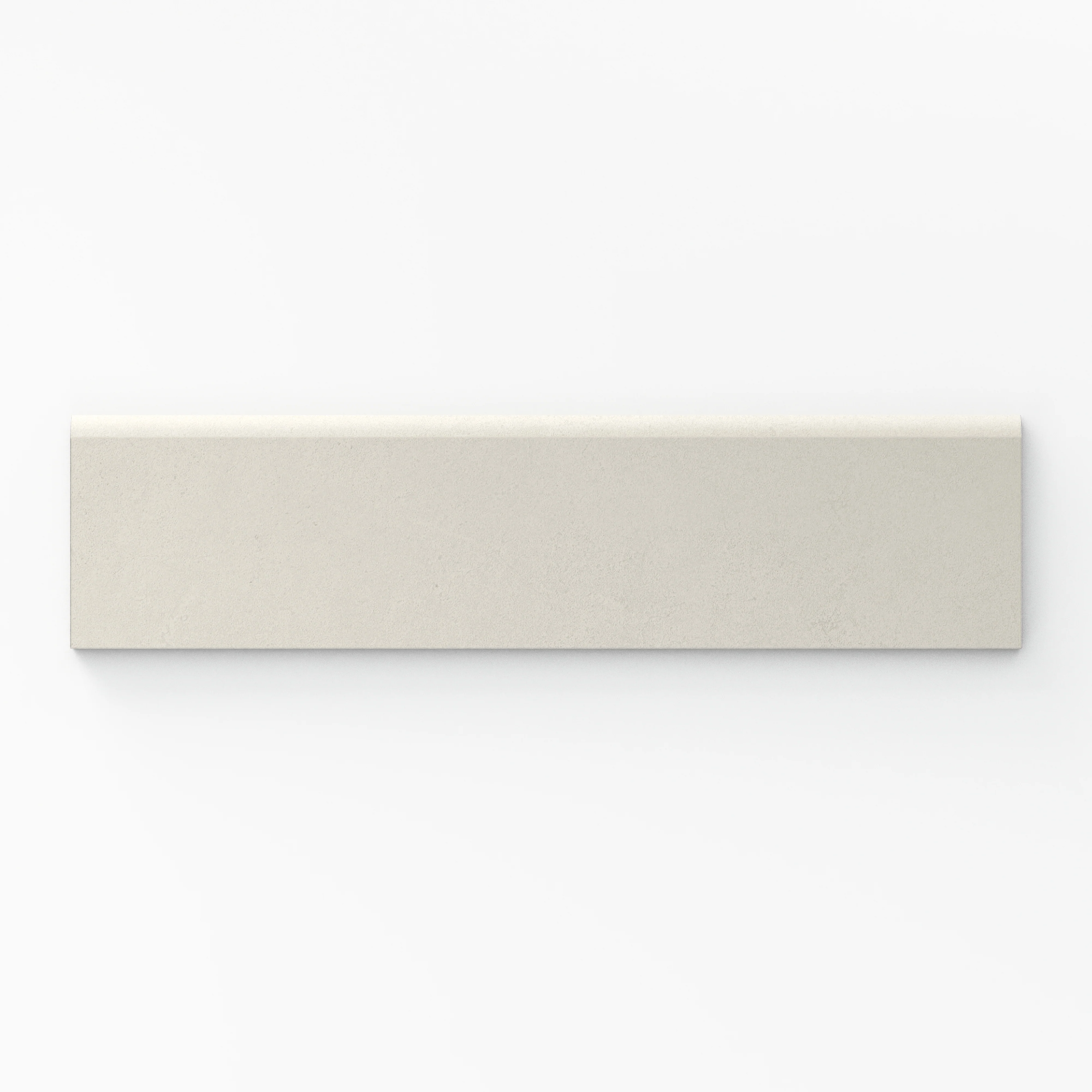 Palmer 3 x 12 Matte Porcelain Bullnose Tile in White